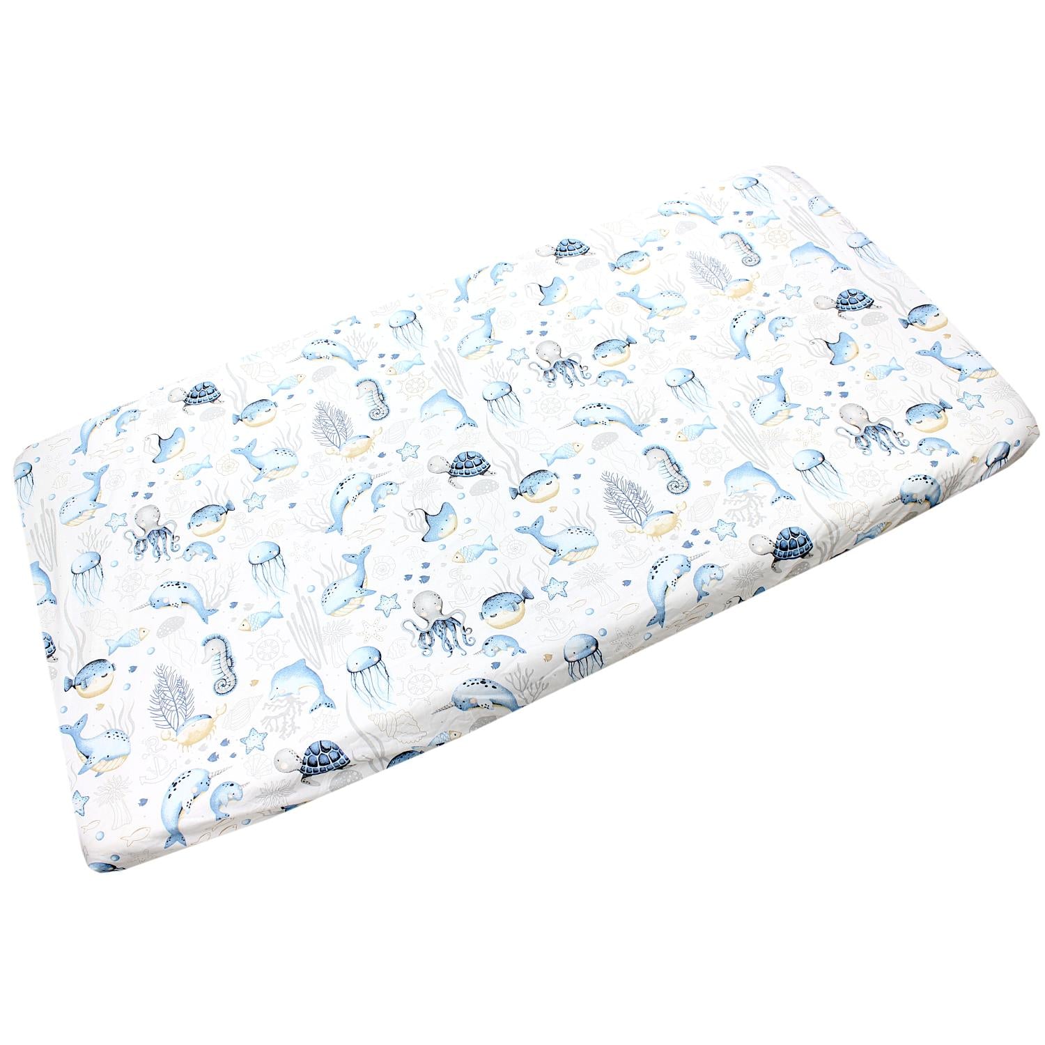 Baby/ Kinder Spannbettlaken Gemustert