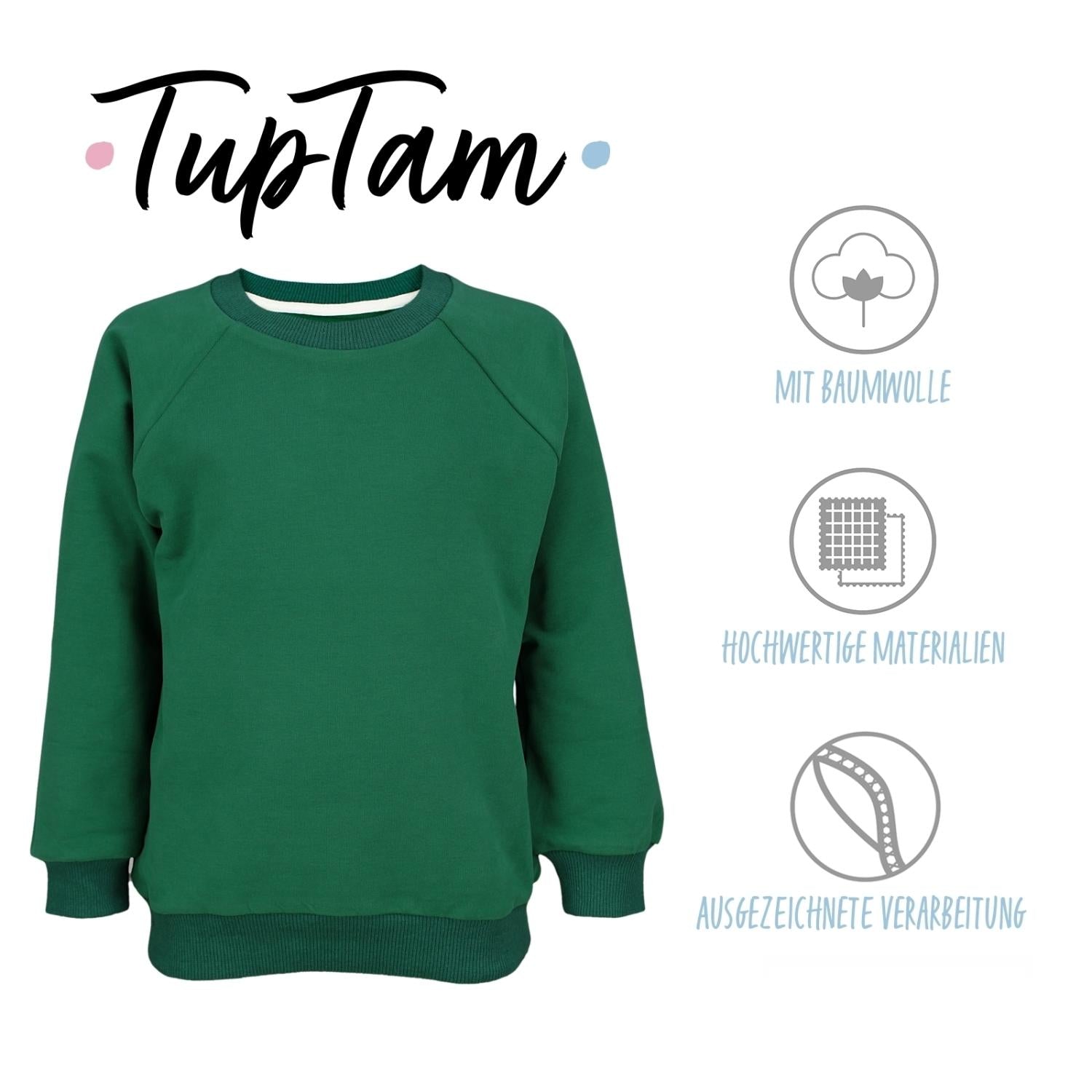 Sweatshirt Bio- Baumwolle