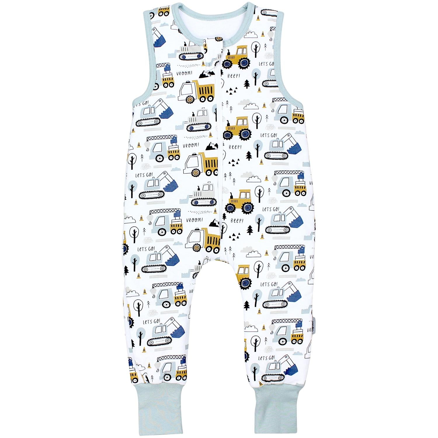 Wattierter Schlafsack mit Füßen 2.5 TOG