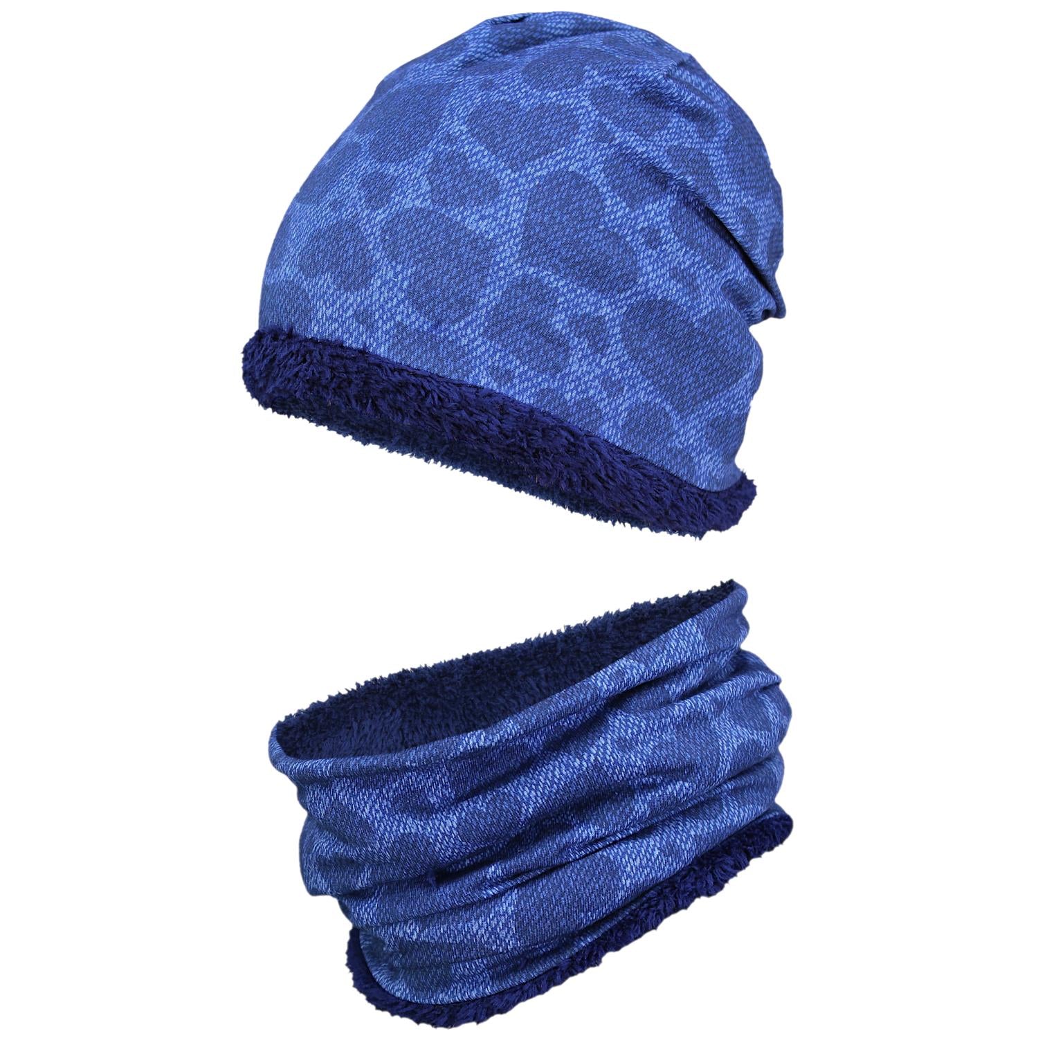 Madchen Beanie Mütze Schlauchschal Set