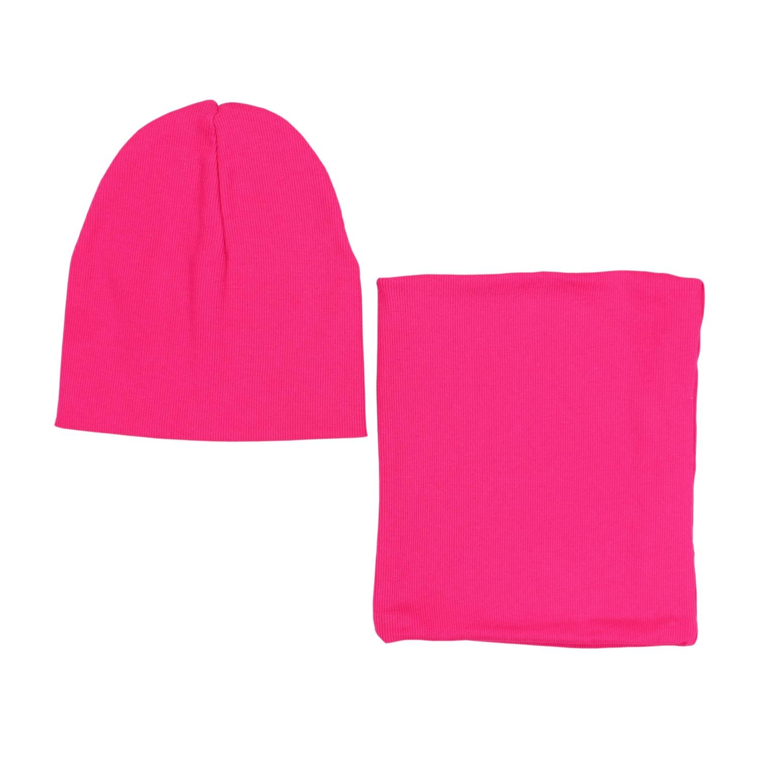 Kinder Beanie Mütze Schlauchschal Set