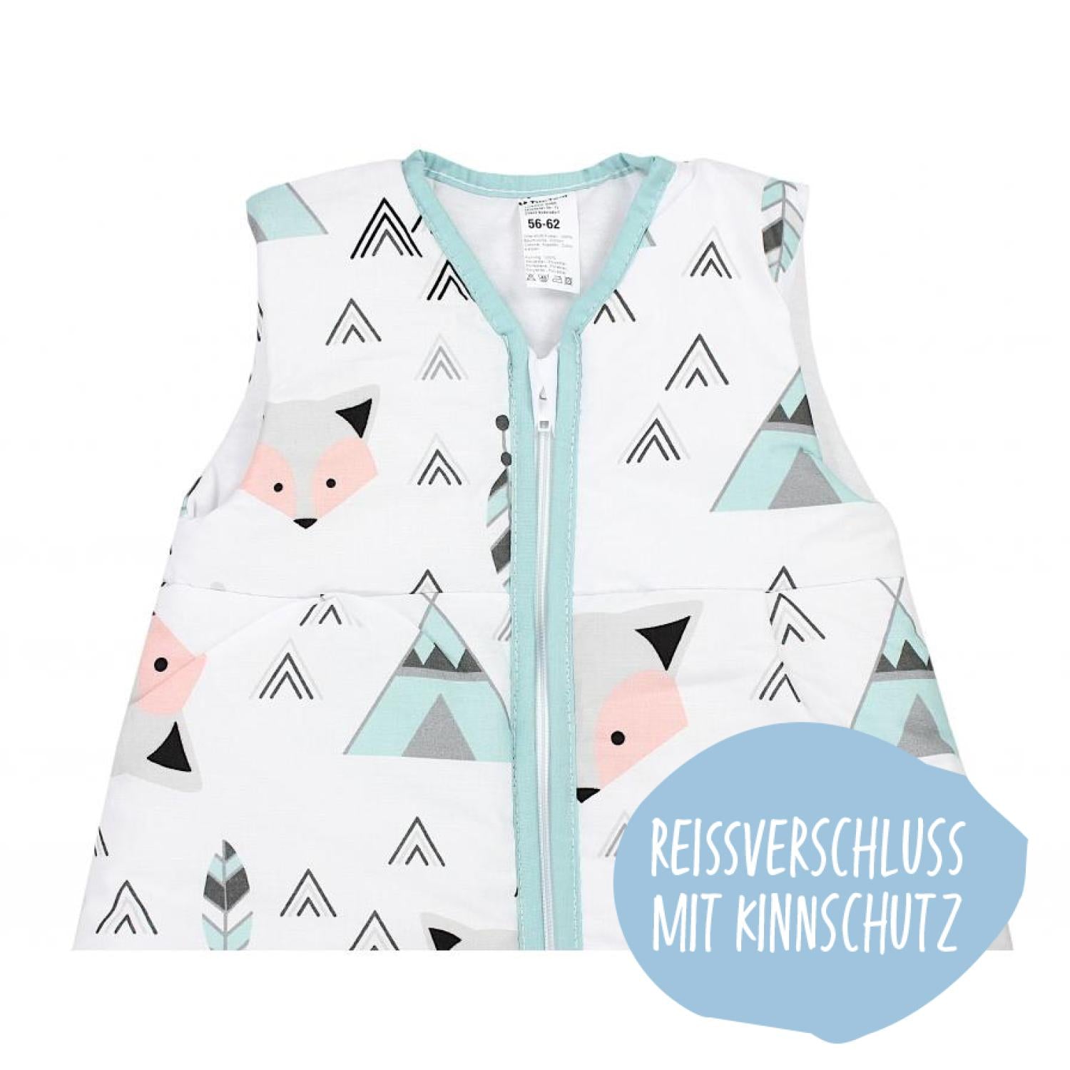 Kugelschlafsack ohne Ärmel 2,5 TOG