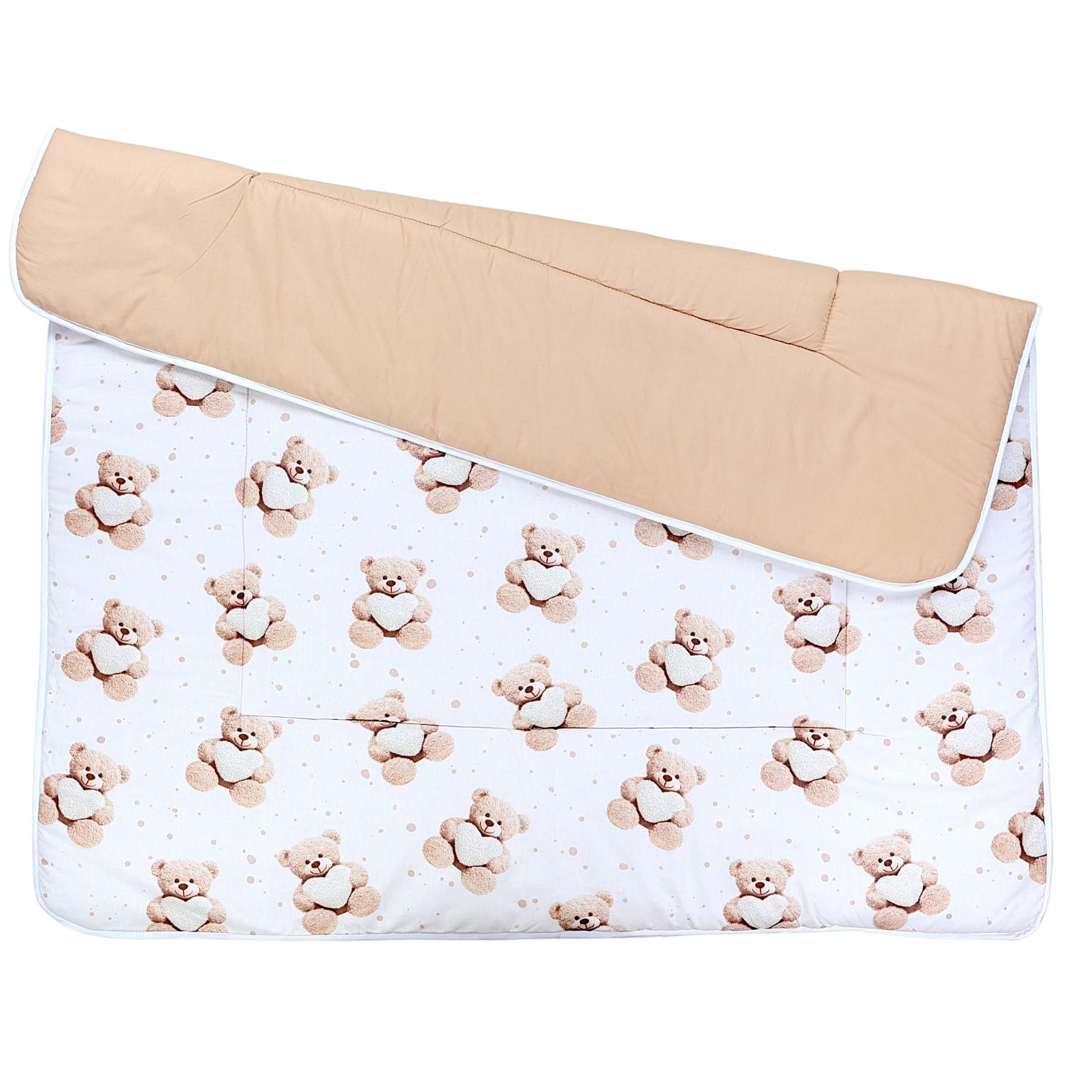 Gepolsterte XXL Krabbeldecke 120 x 120 cm