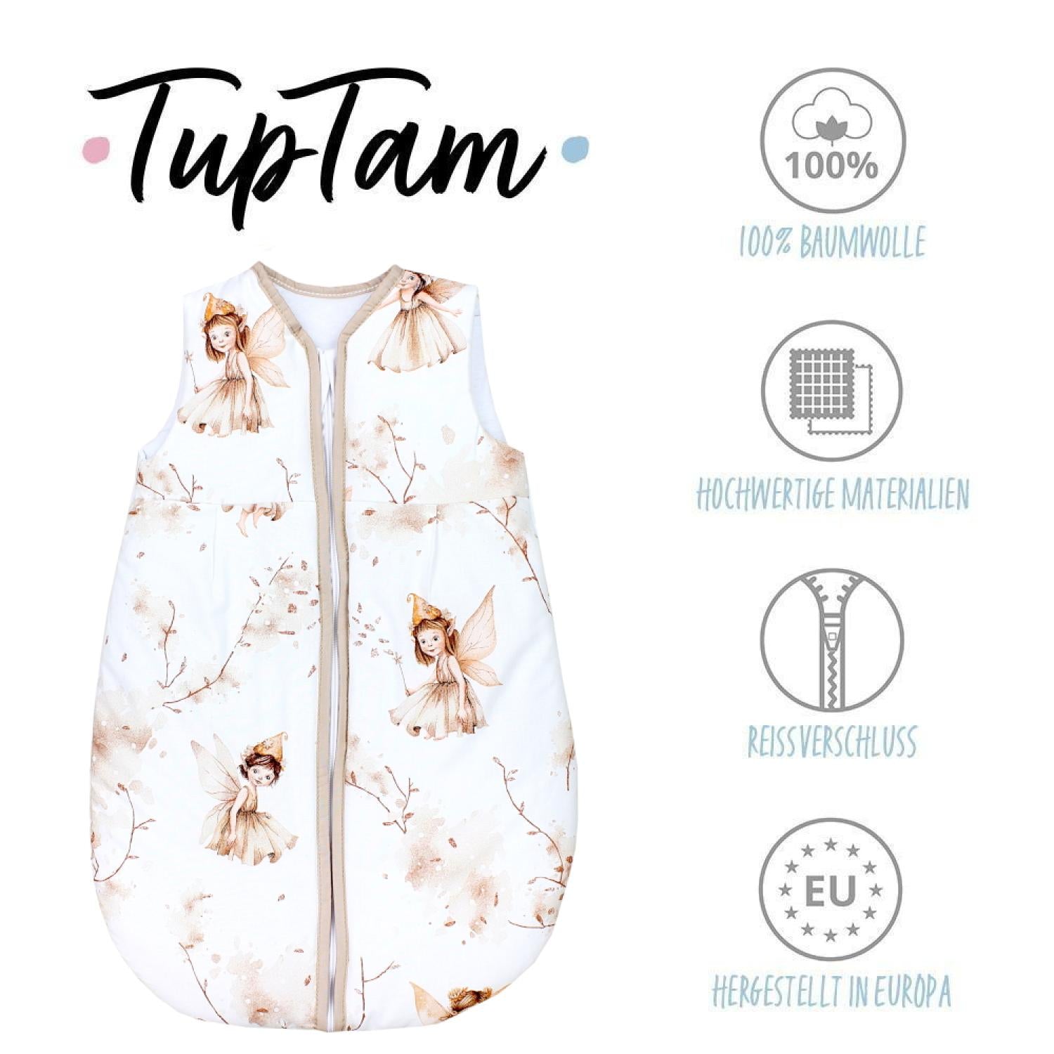 Baby Ganzjahresschlafsack ärmellos 2.5 TOG