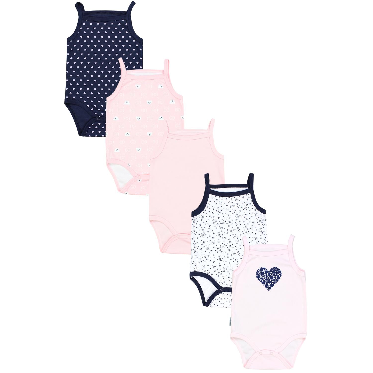 Baby Body Ärmellos - 5er Set