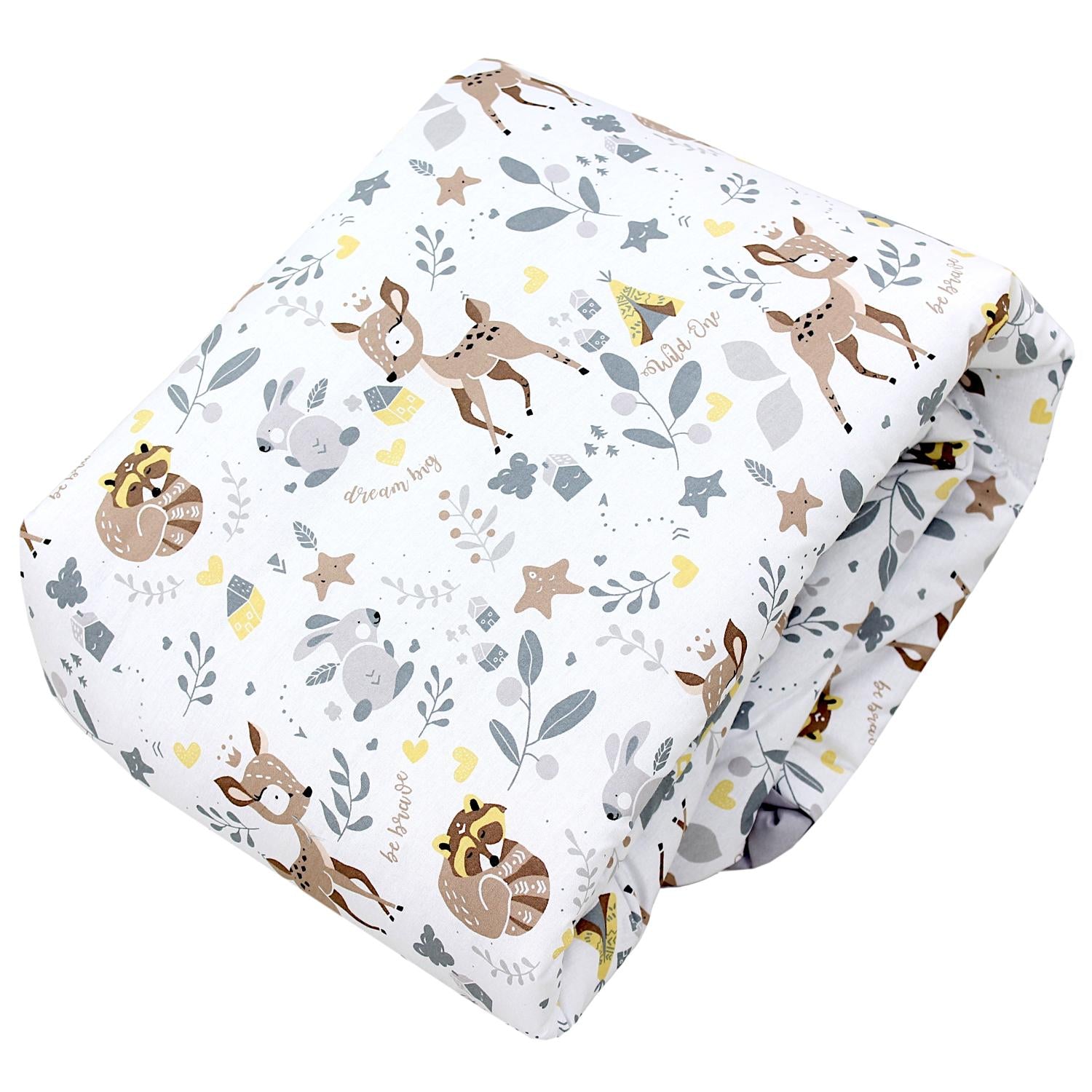 Gepolsterte XXL Krabbeldecke 120 x 120 cm