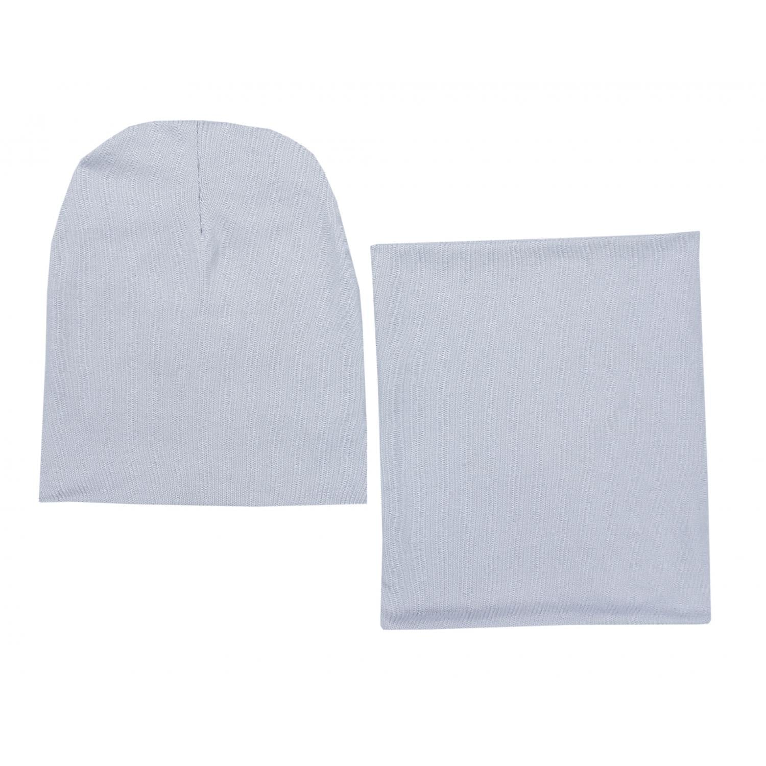 Kinder Beanie Mütze Schlauchschal Set