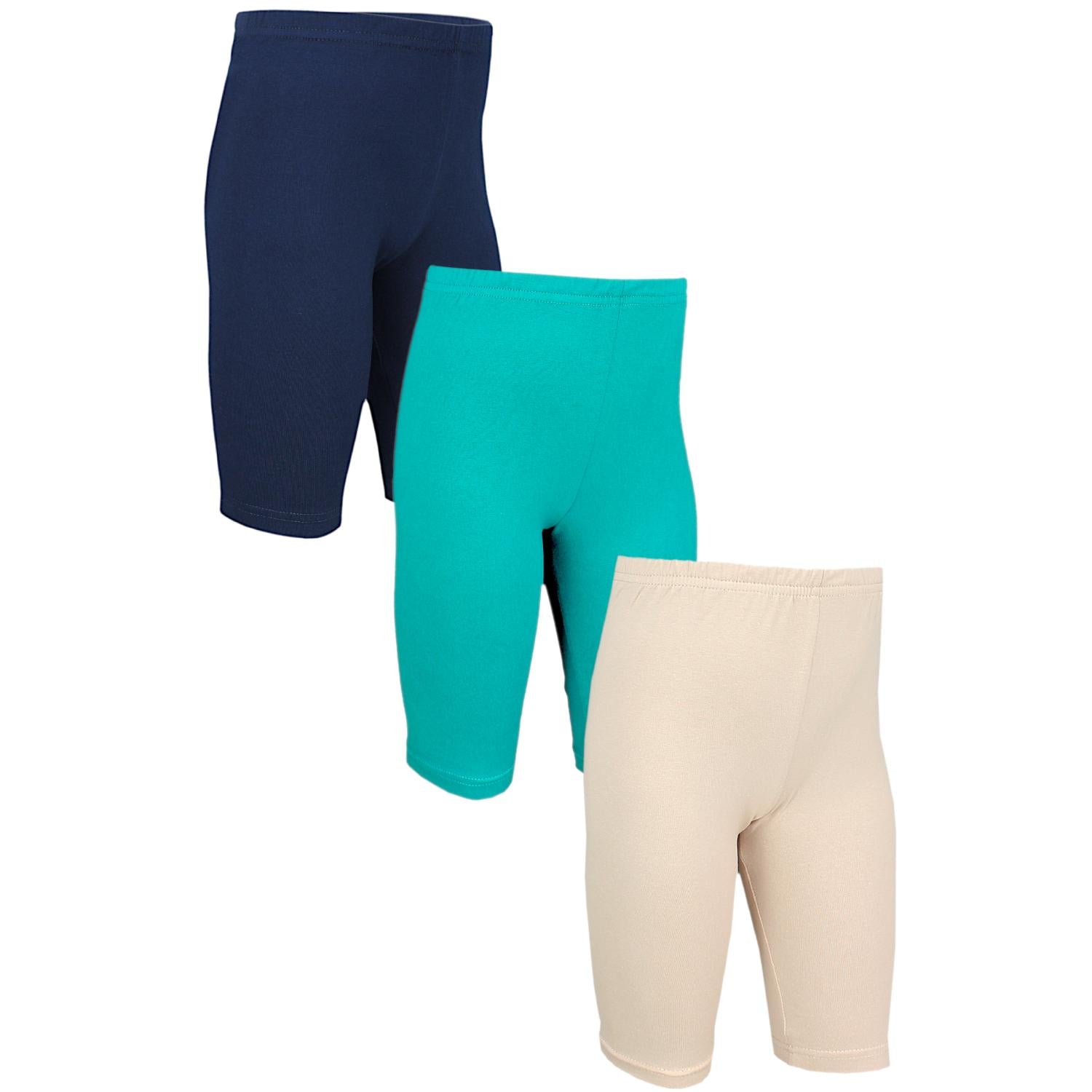 Kinder Leggings Kurz Radlerhose - 3er Set