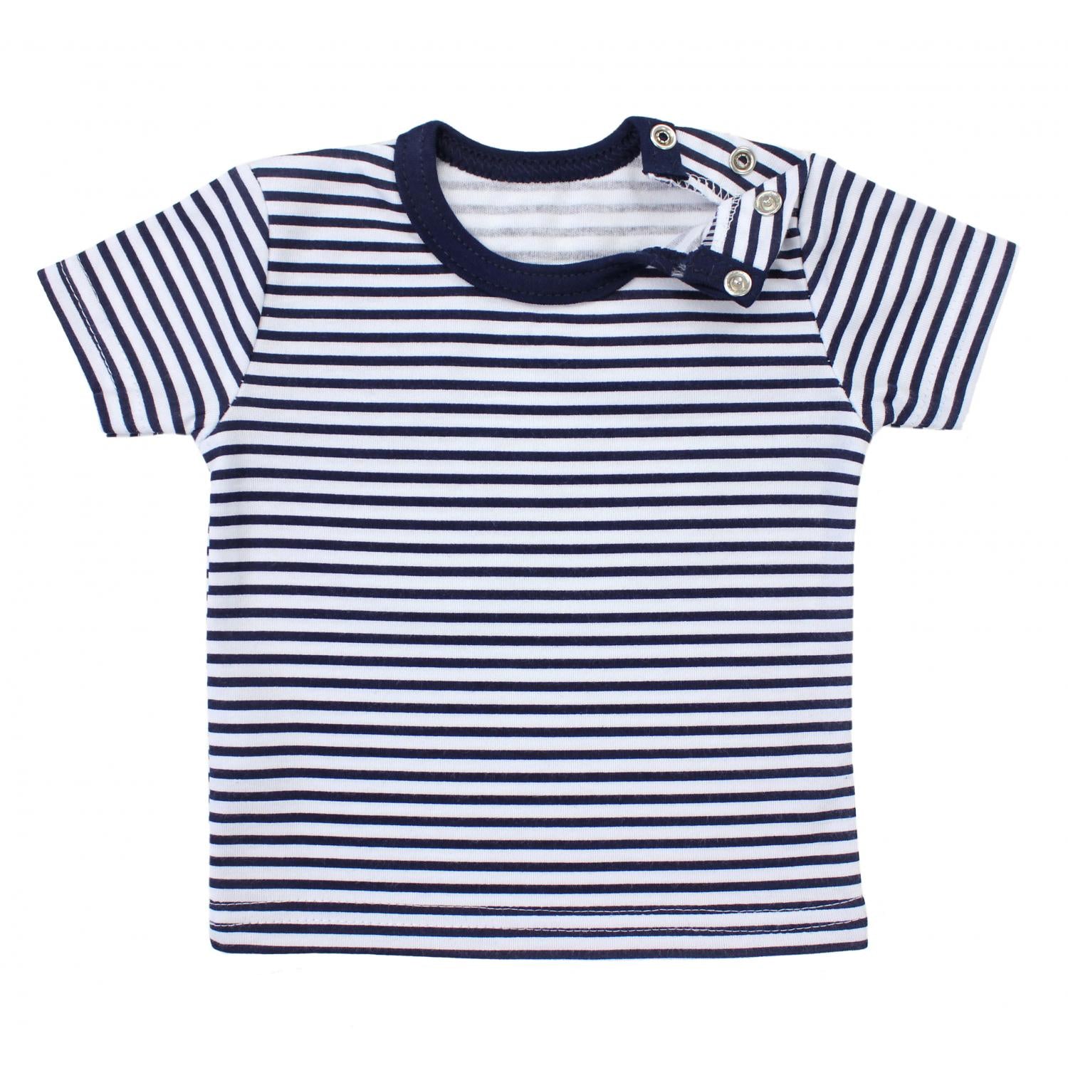 Kurzarm-Shirt mit Aufdruck - 5er Set