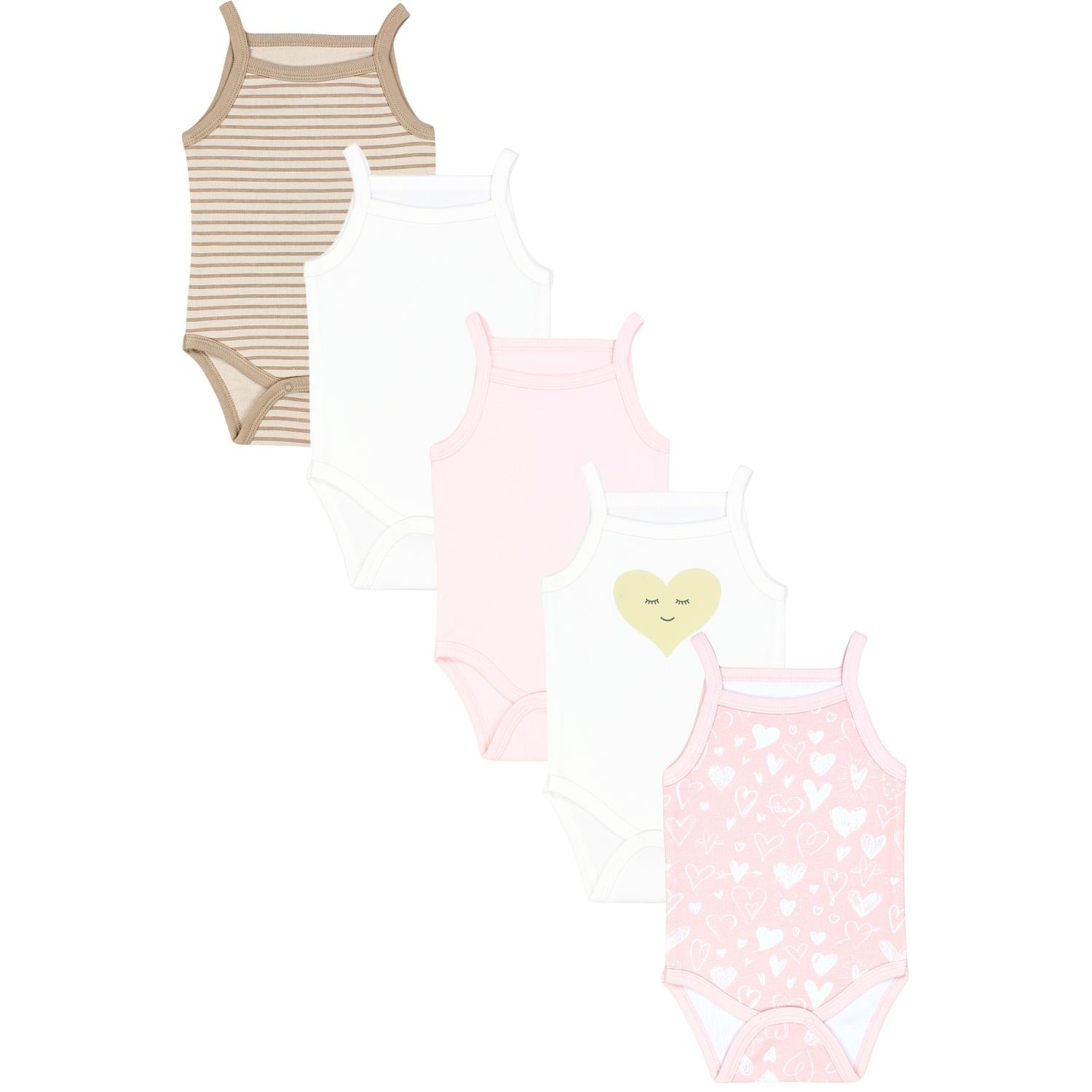 Baby Body Ärmellos - 5er Set