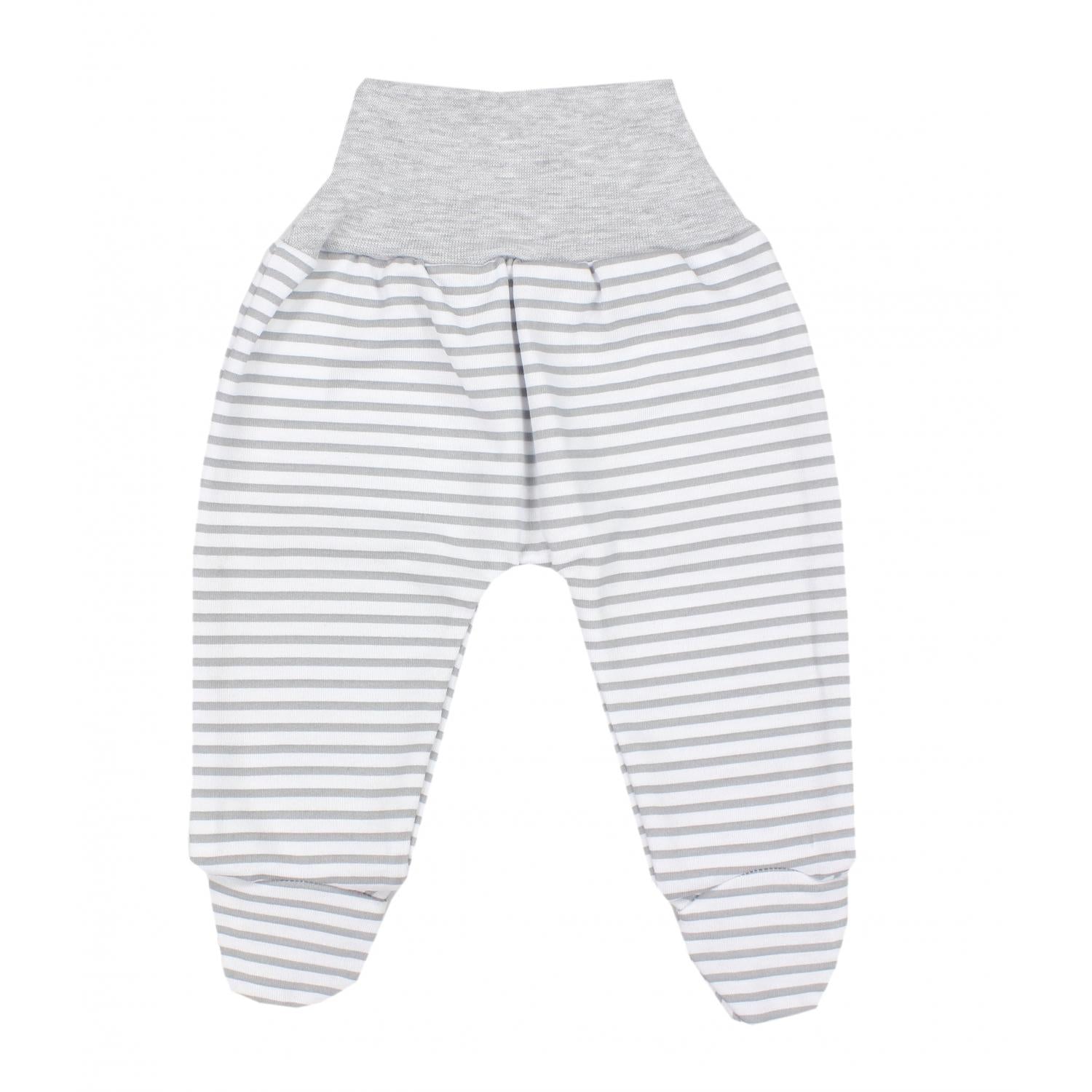 Baby Strampelhose mit Fuß - 3er Set