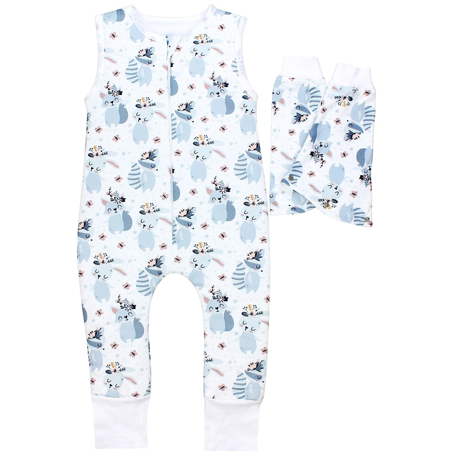 Bio-Schlafsack mit Beinen und Armen 2.5 TOG