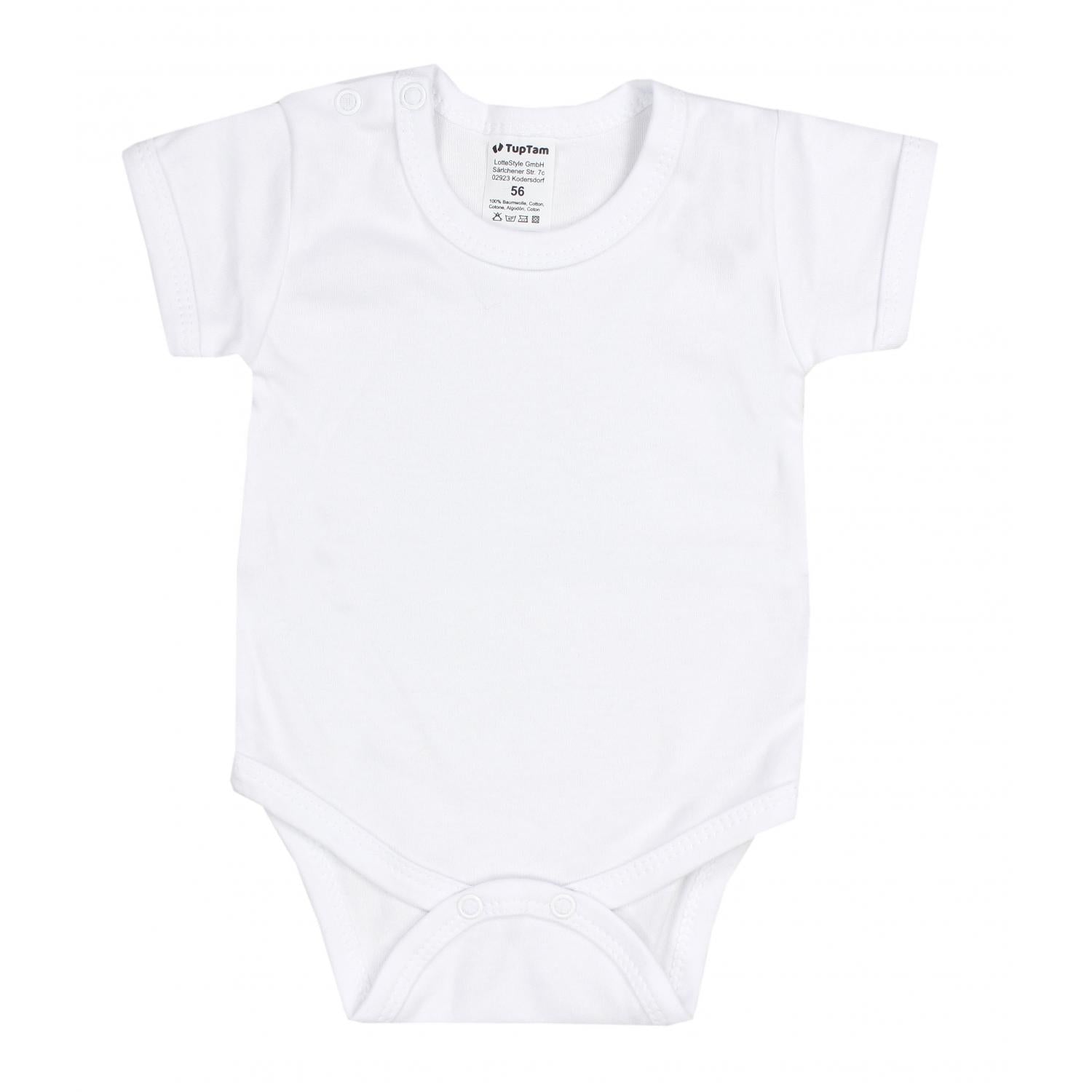 Baby Body Kurzarm Unifarben - 5er Set