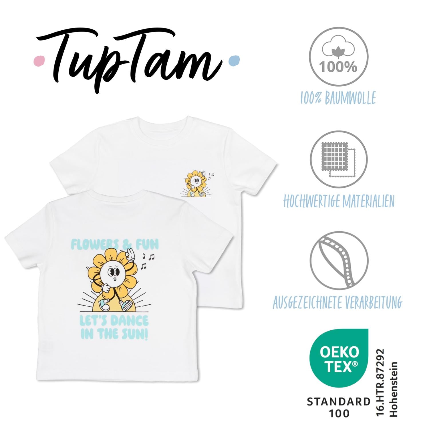 T- Shirt bedruckt Retro Rückenprint