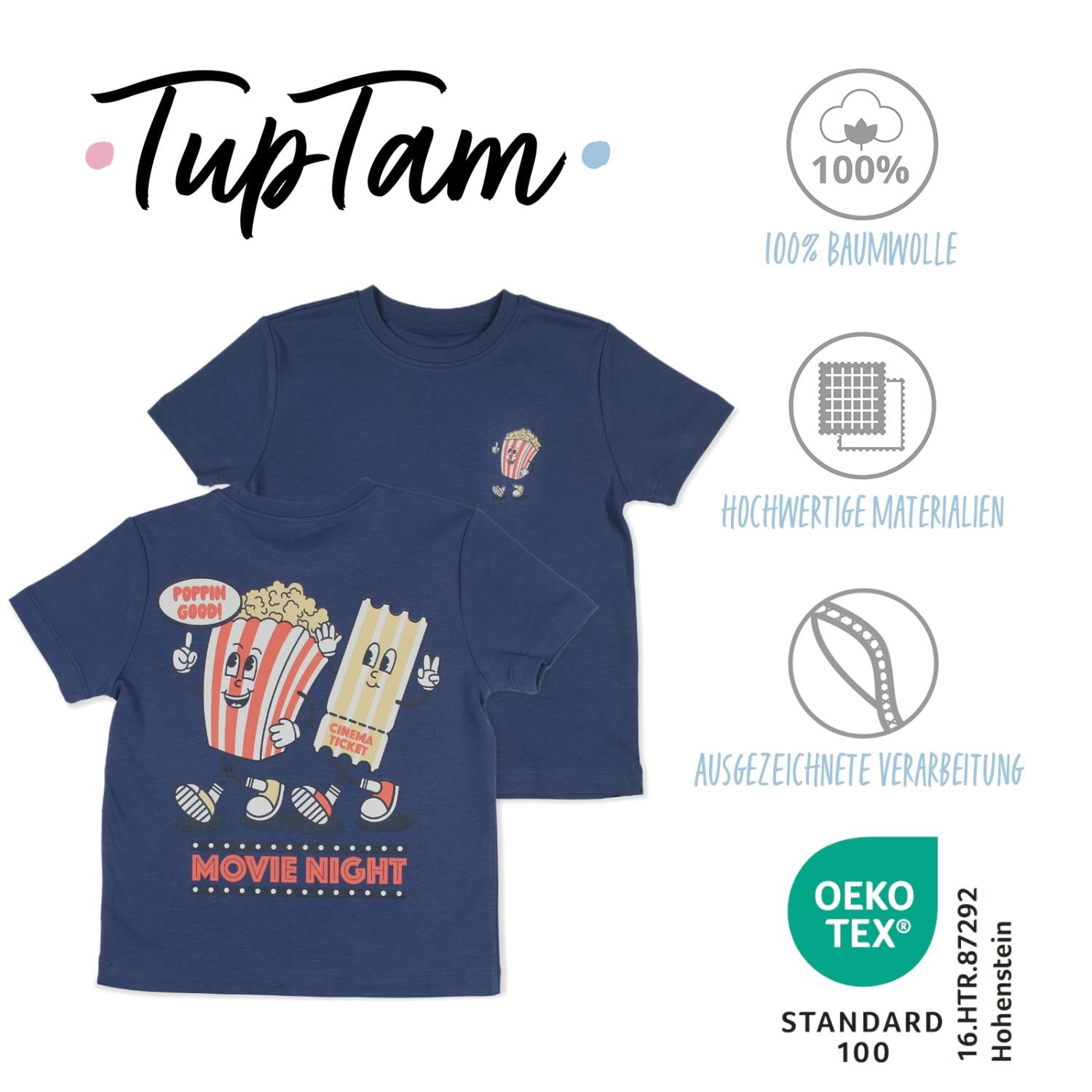 T- Shirt bedruckt Retro Rückenprint