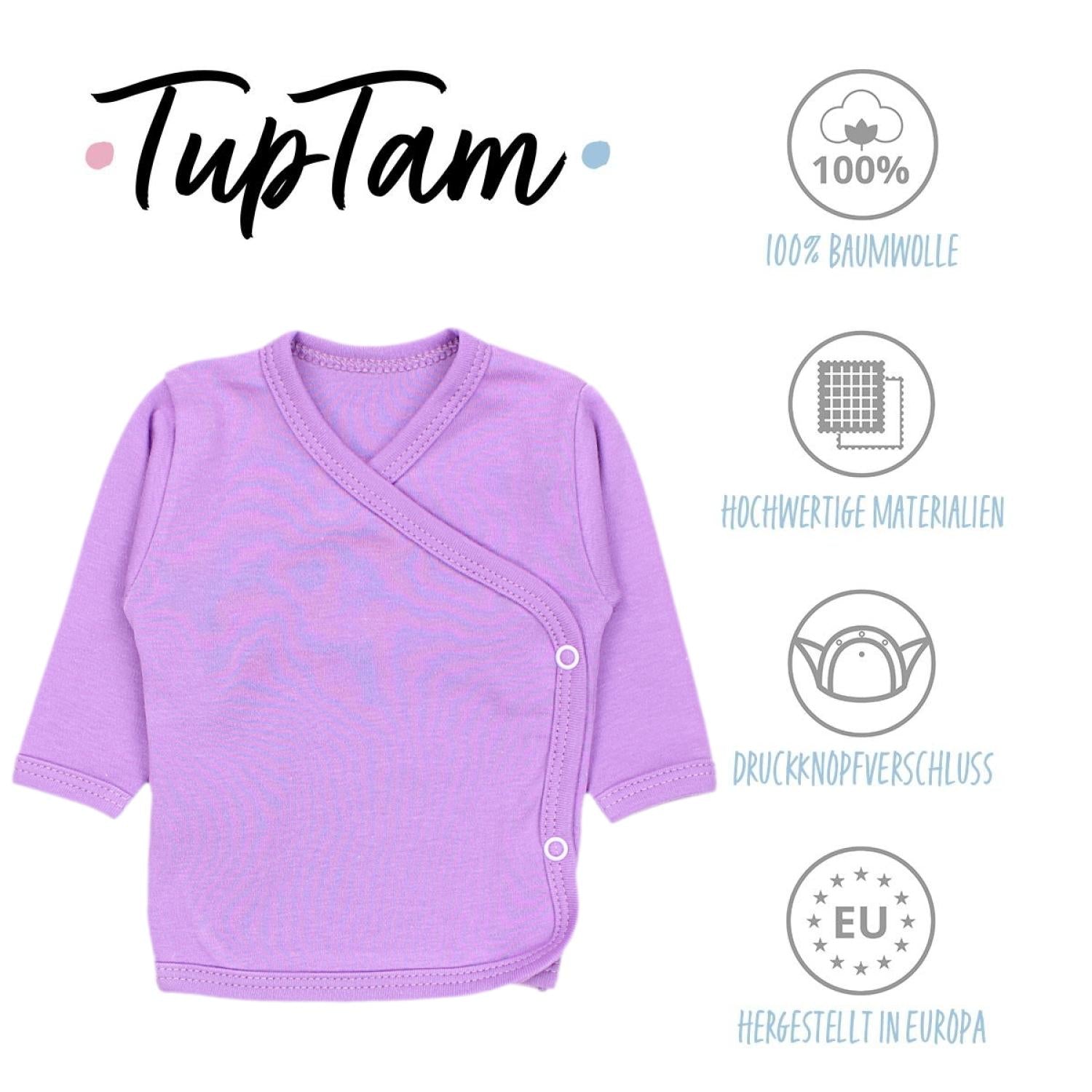 Baby Wickelshirt Langarm - 5er Set