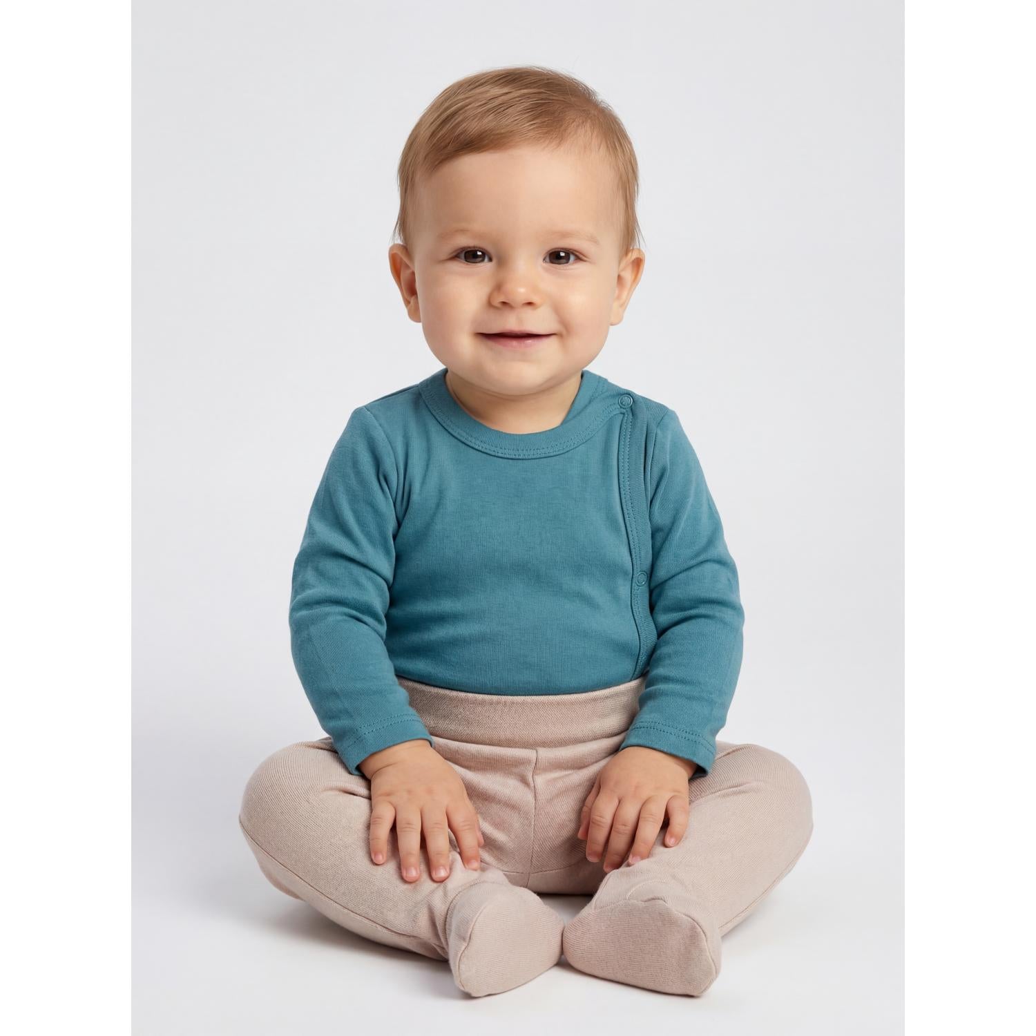 Langarm Wickelbody - 5er Set