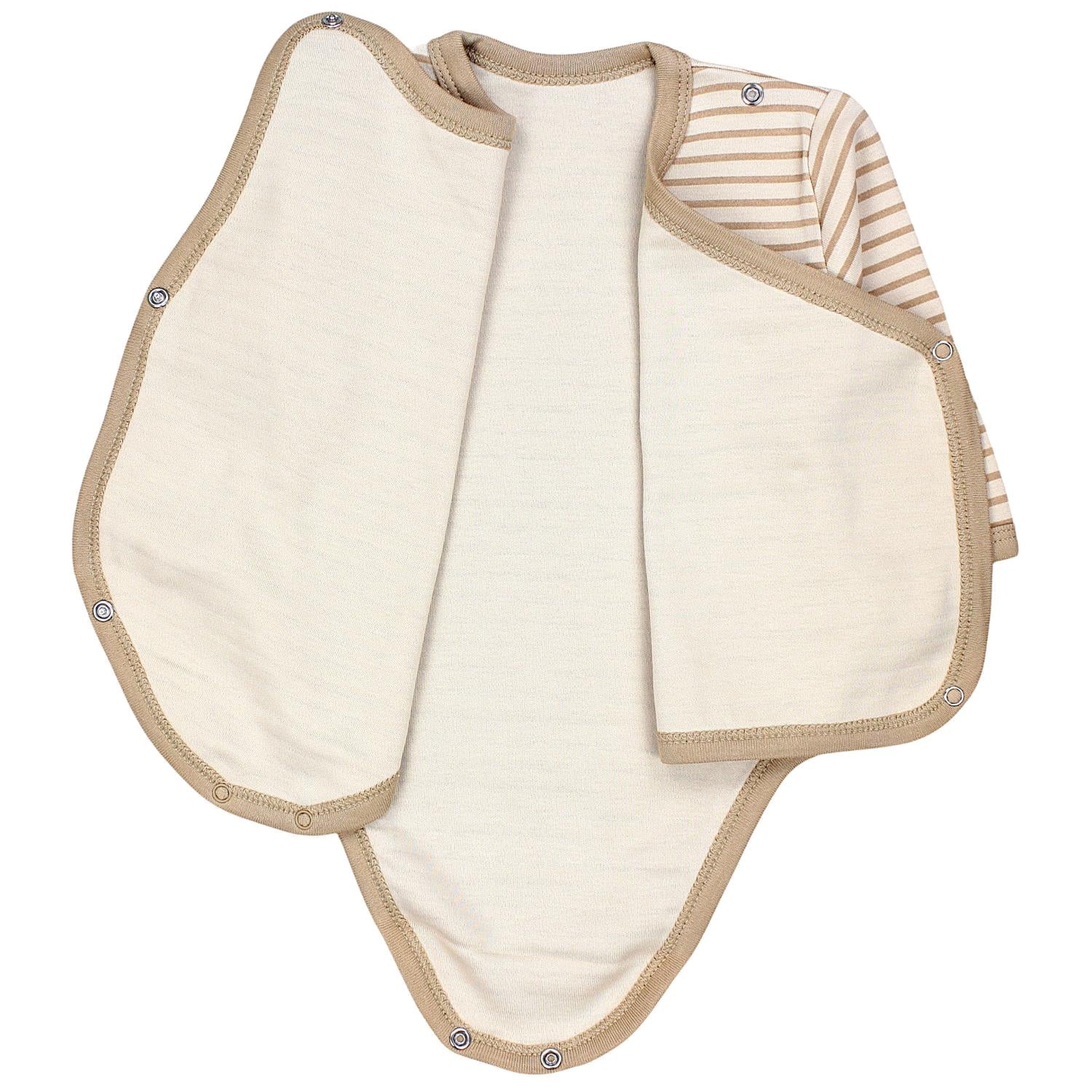 Baby Wickelbody Langarm - 5er Set