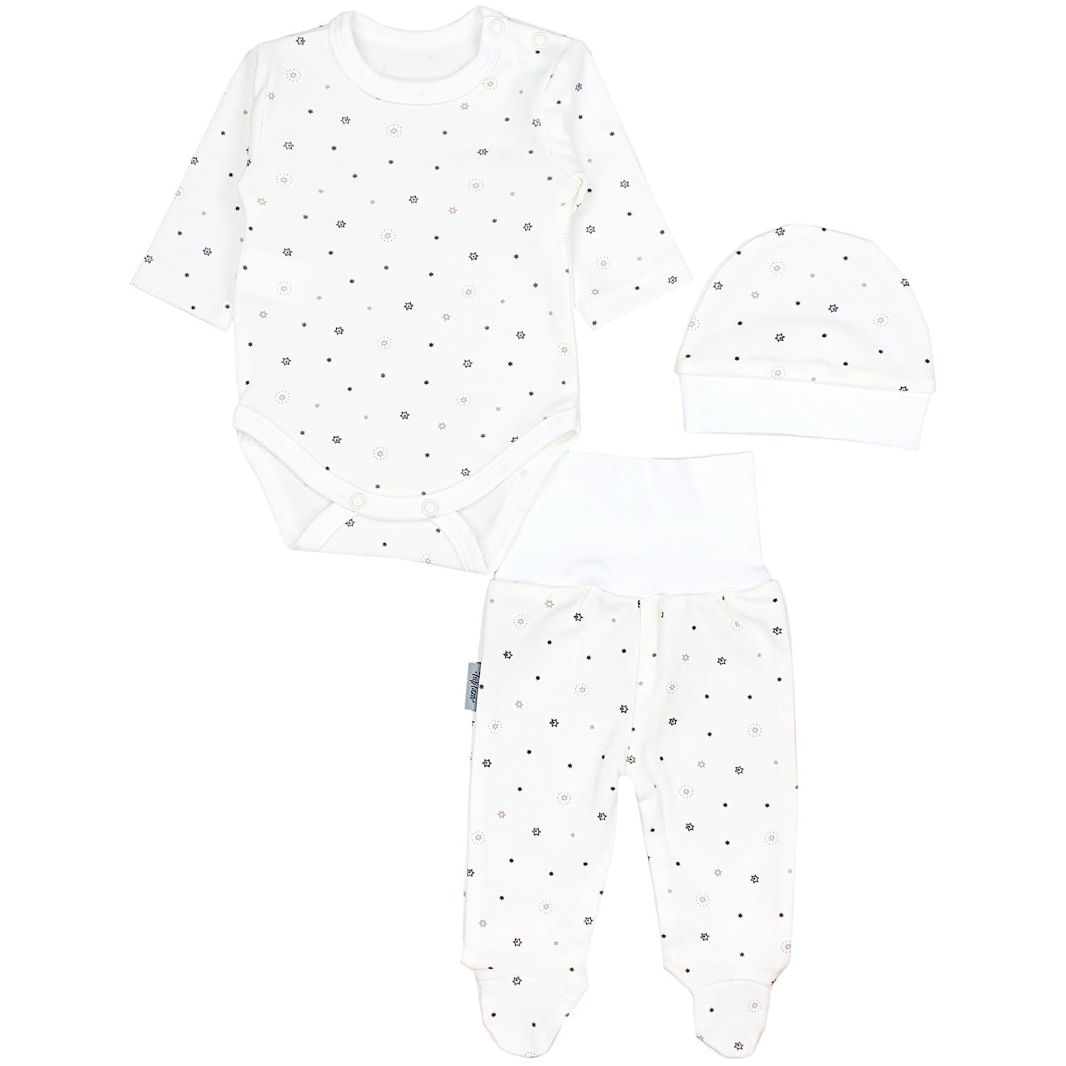Baby Bekleidungsset mit Aufdruck (3-teilig)