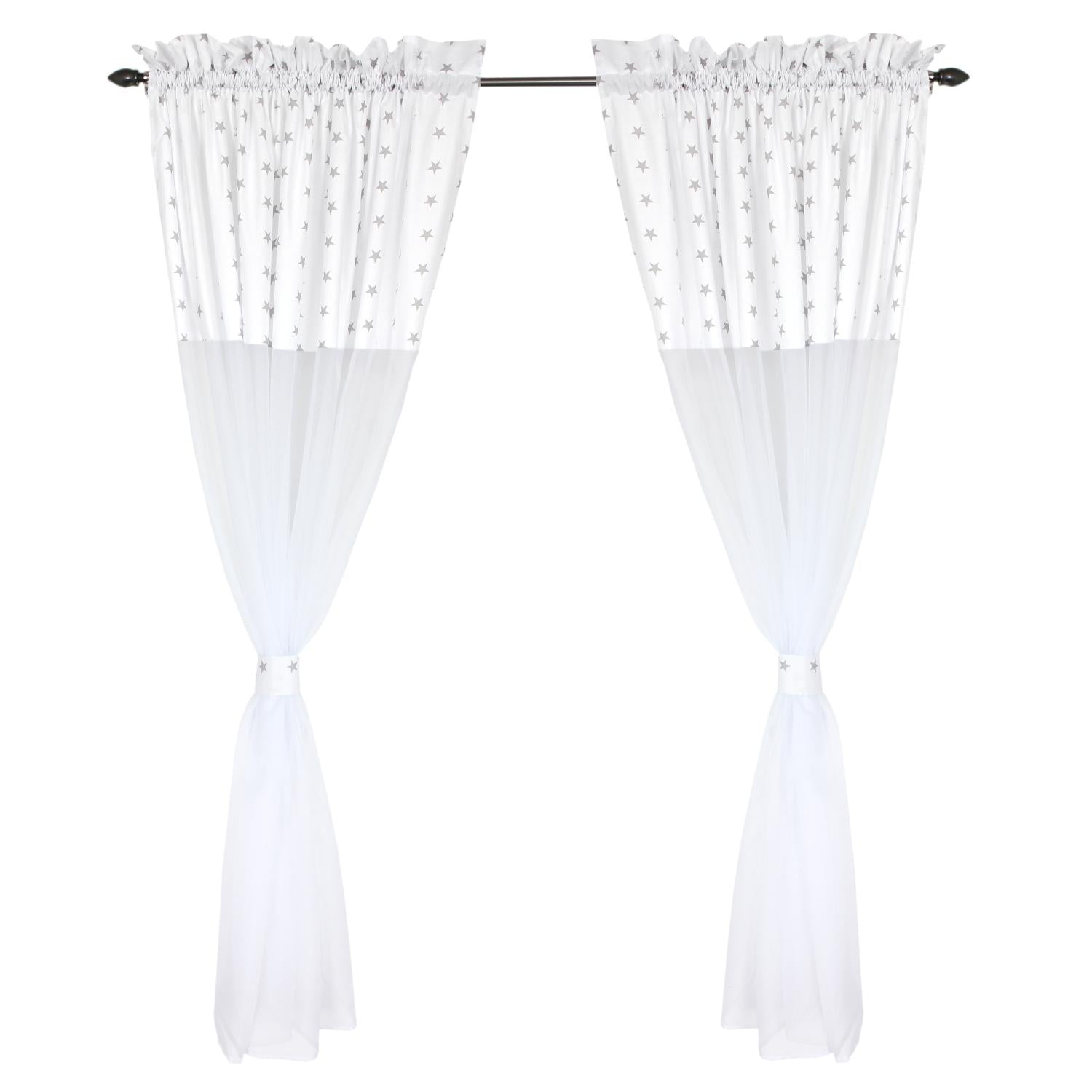 Kinderzimmer Voile/ Vorhänge/ Gardinen mit Tunnelzug Set