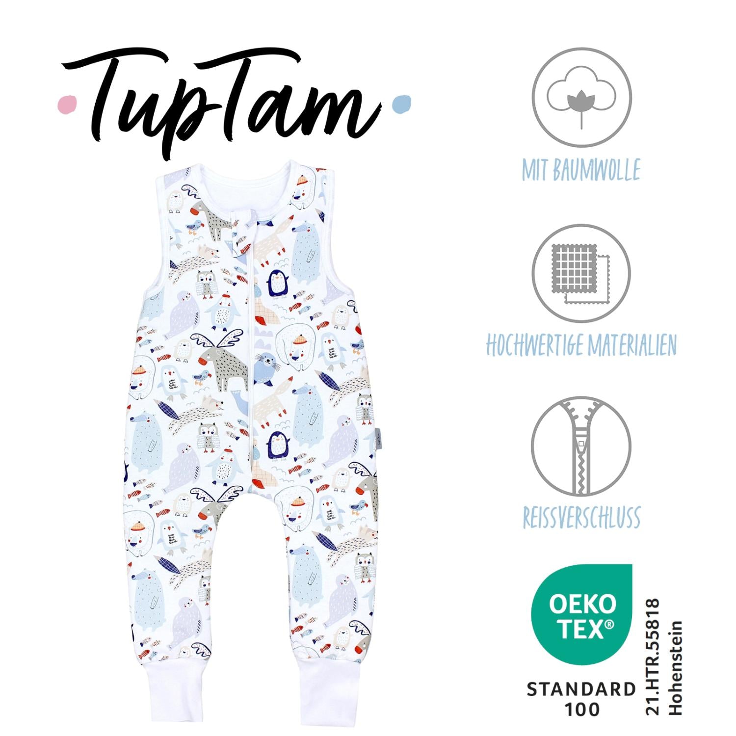 Schlafsack mit Füßen 2.5 TOG