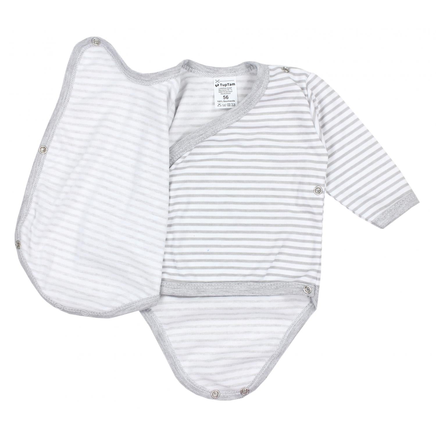Baby Wickelbody Langarm - 5er Set
