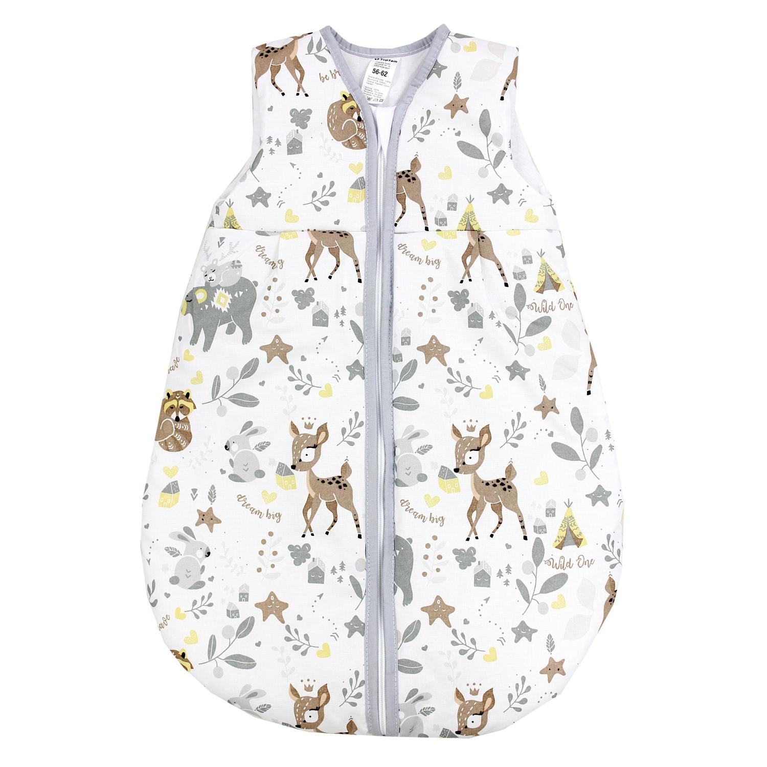Baby Ganzjahresschlafsack ärmellos 2.5 TOG