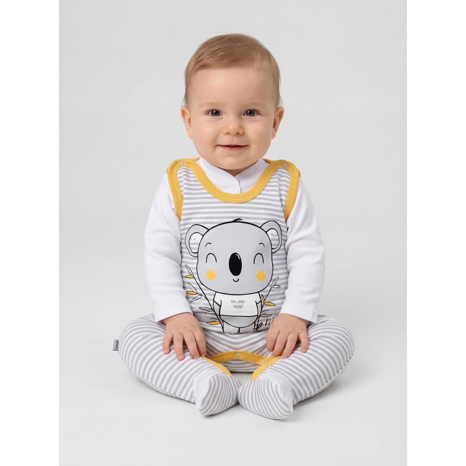 Strampler mit Langarmshirt- Set