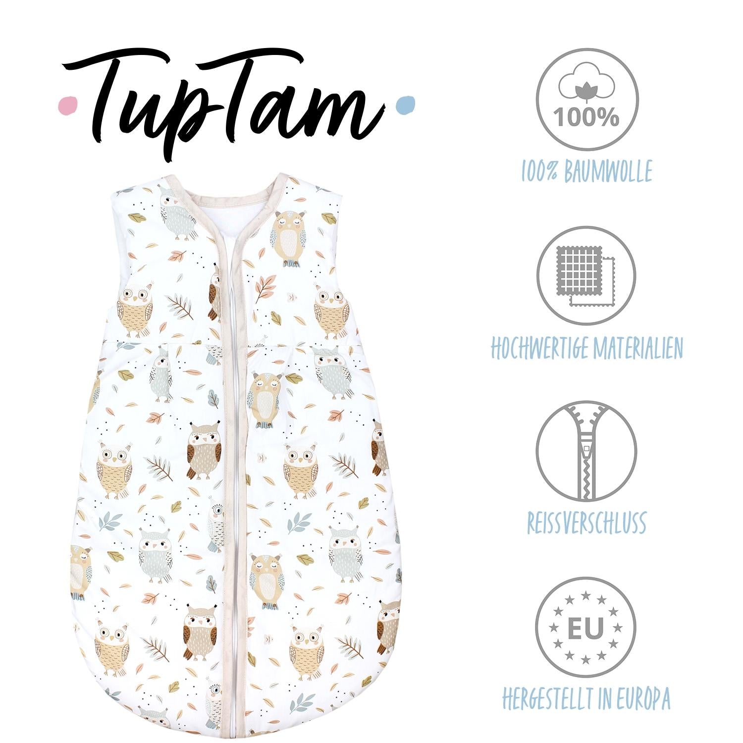 Kugelschlafsack ohne Ärmel 2,5 TOG