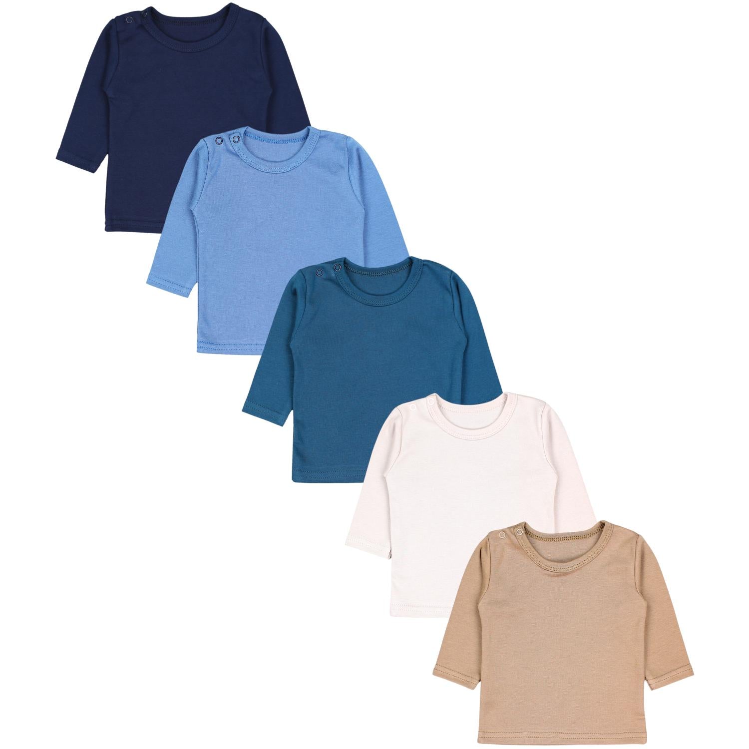 Baby Langarmshirt - 5er Set