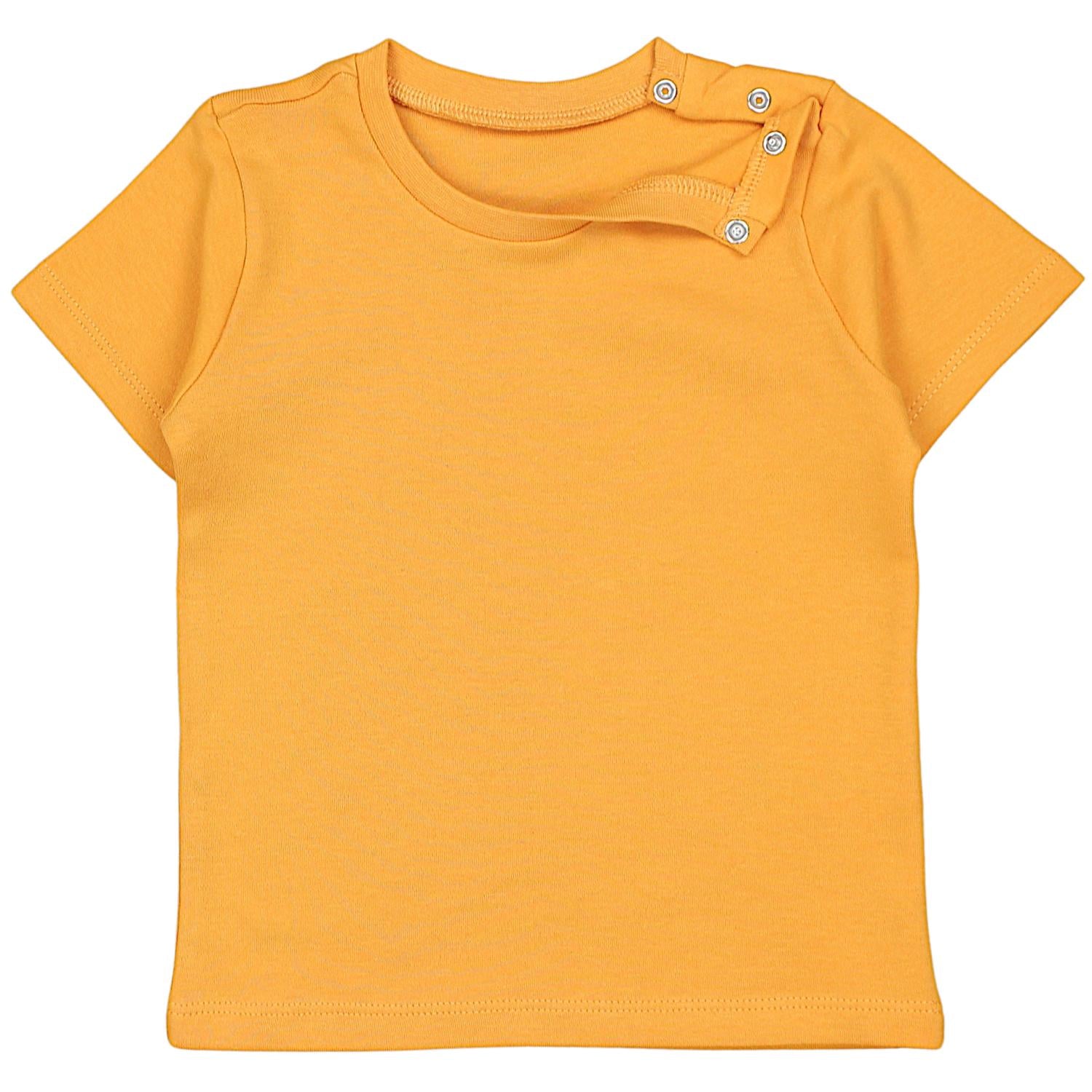 Kurzarm-Shirt mit Aufdruck - 5er Set