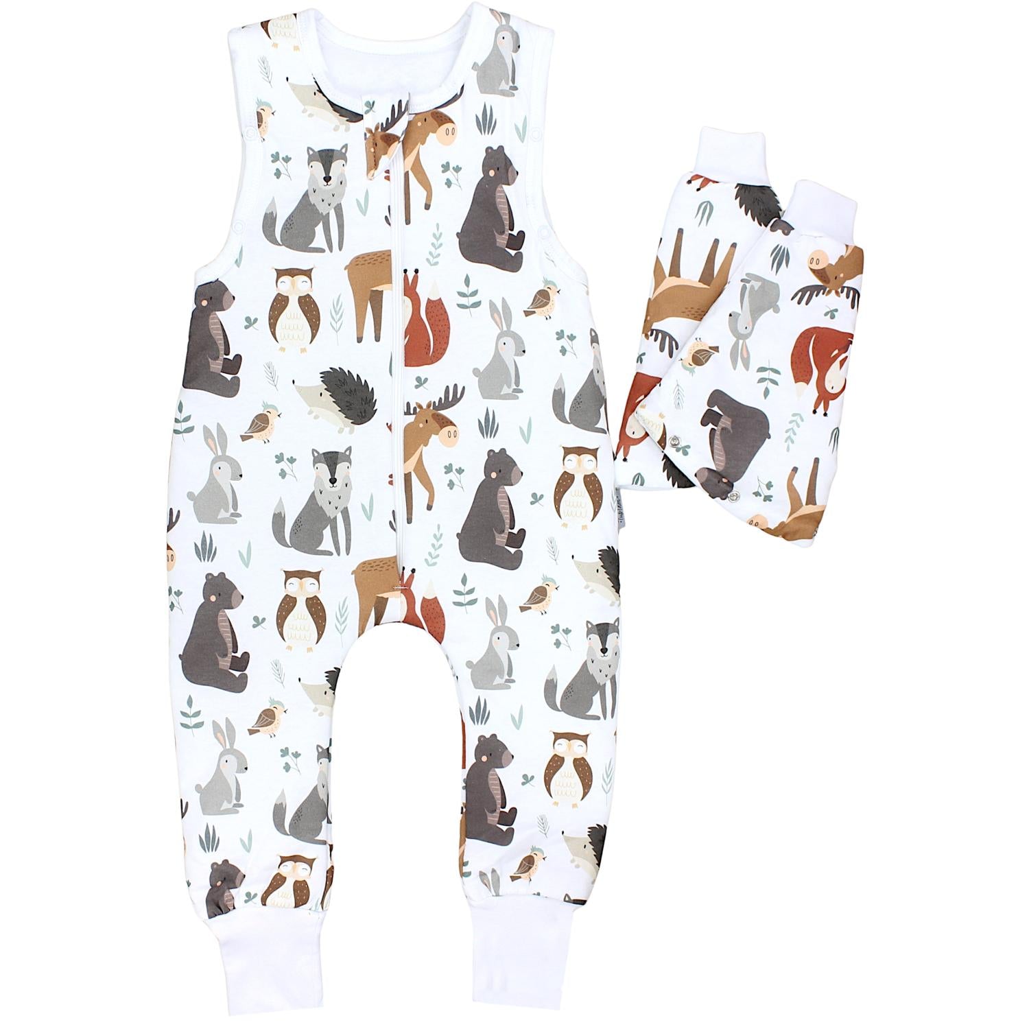 Winterschlafsack mit Beinen und Ärmeln