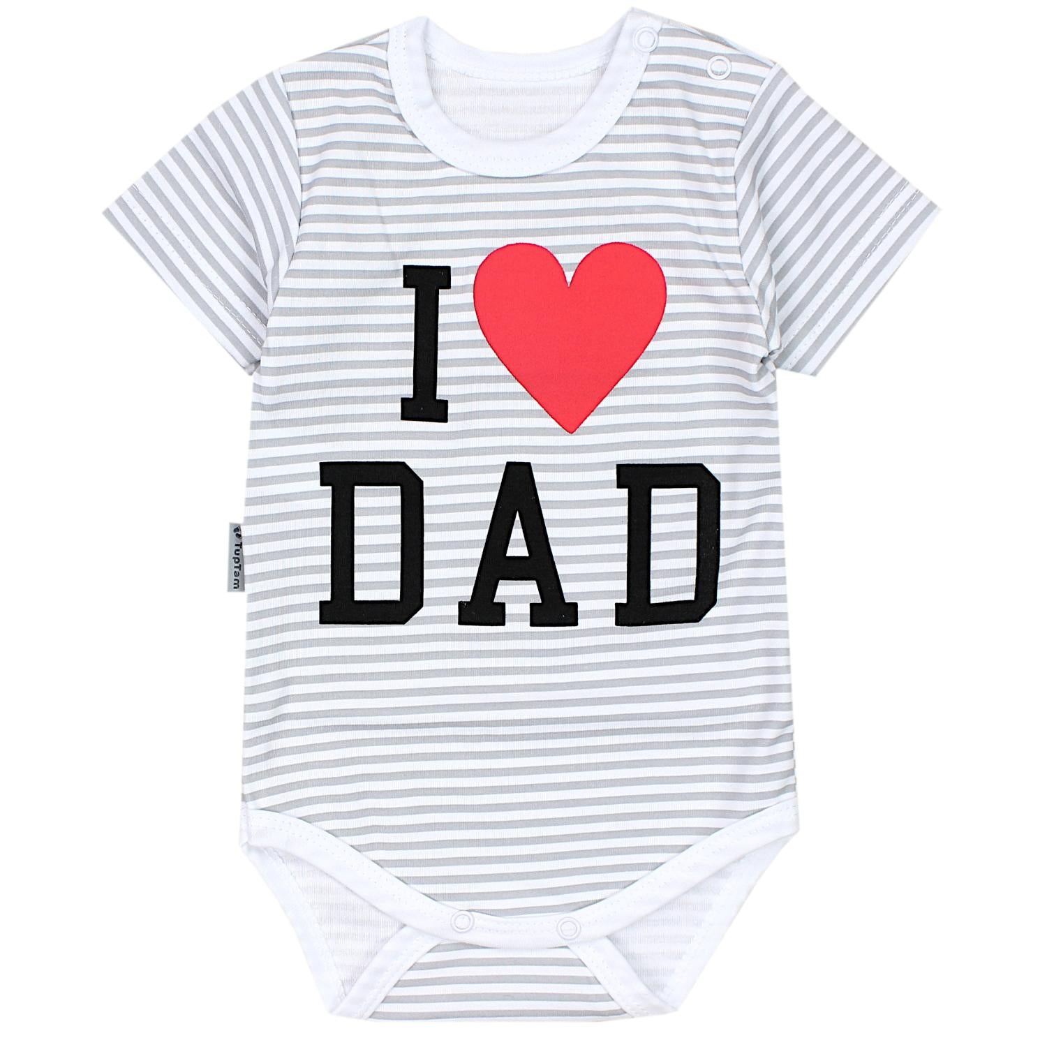 Baby Body Kurzarm mit Aufdruck -5er Set