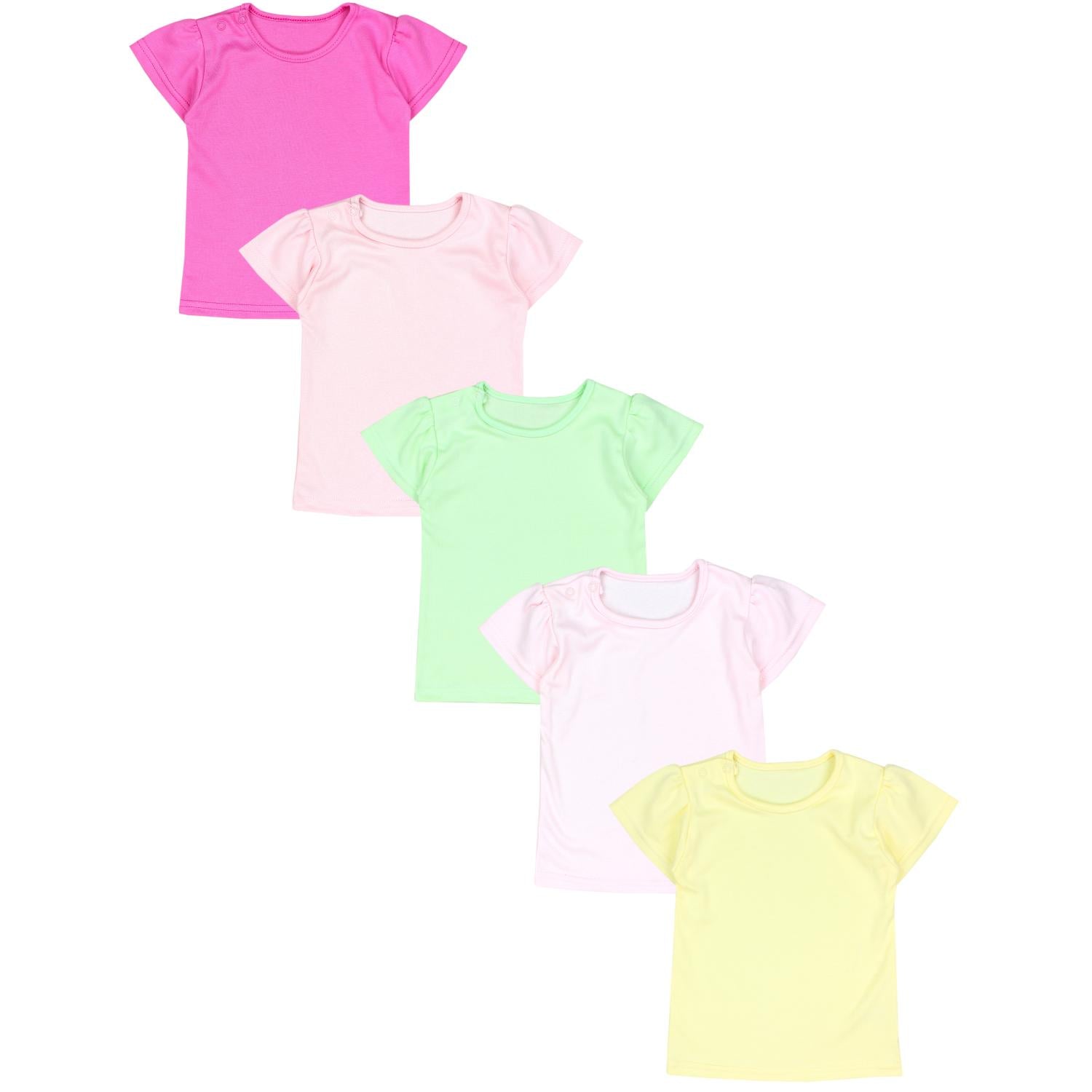 Baby T-Shirt Kurzarm - 5er Set