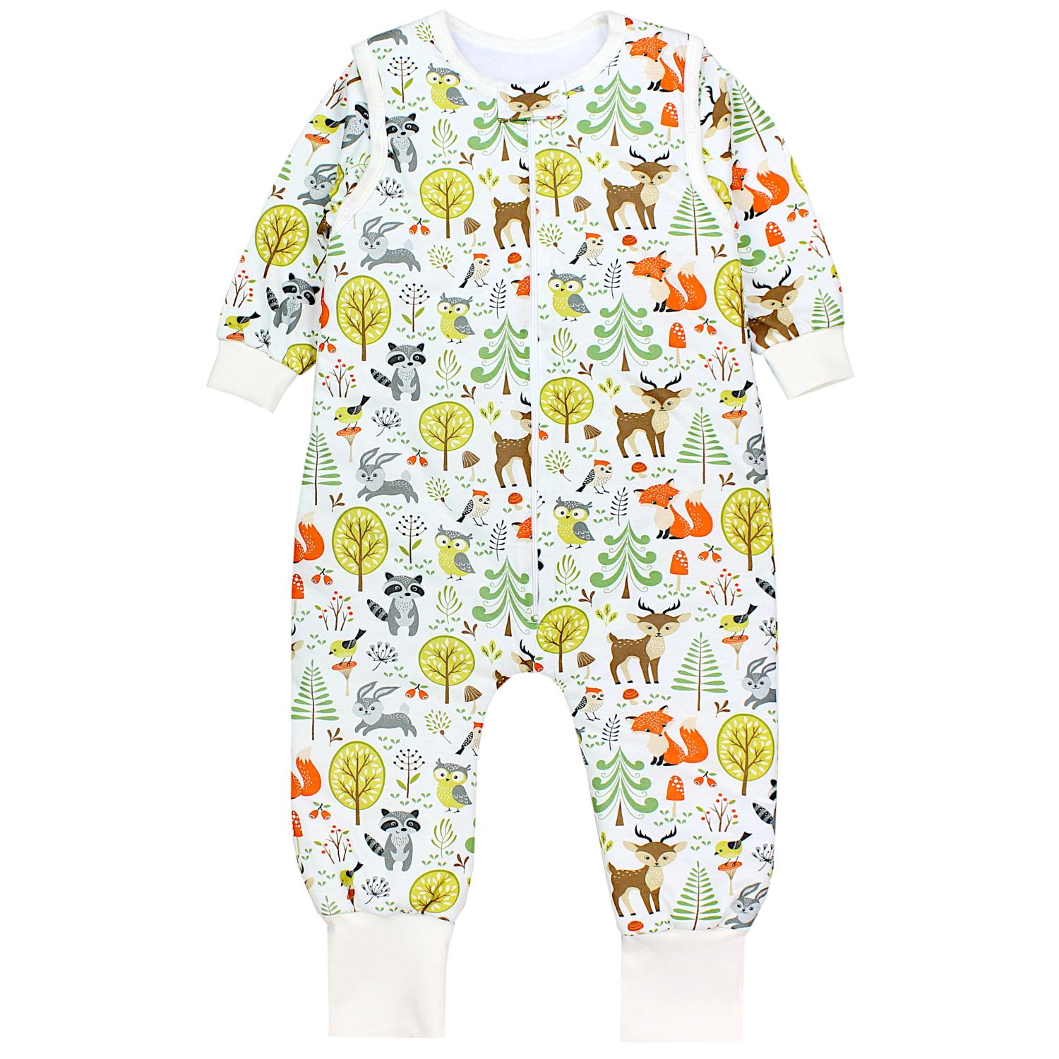 Bio-Schlafsack mit Beinen und Armen 2.5 TOG