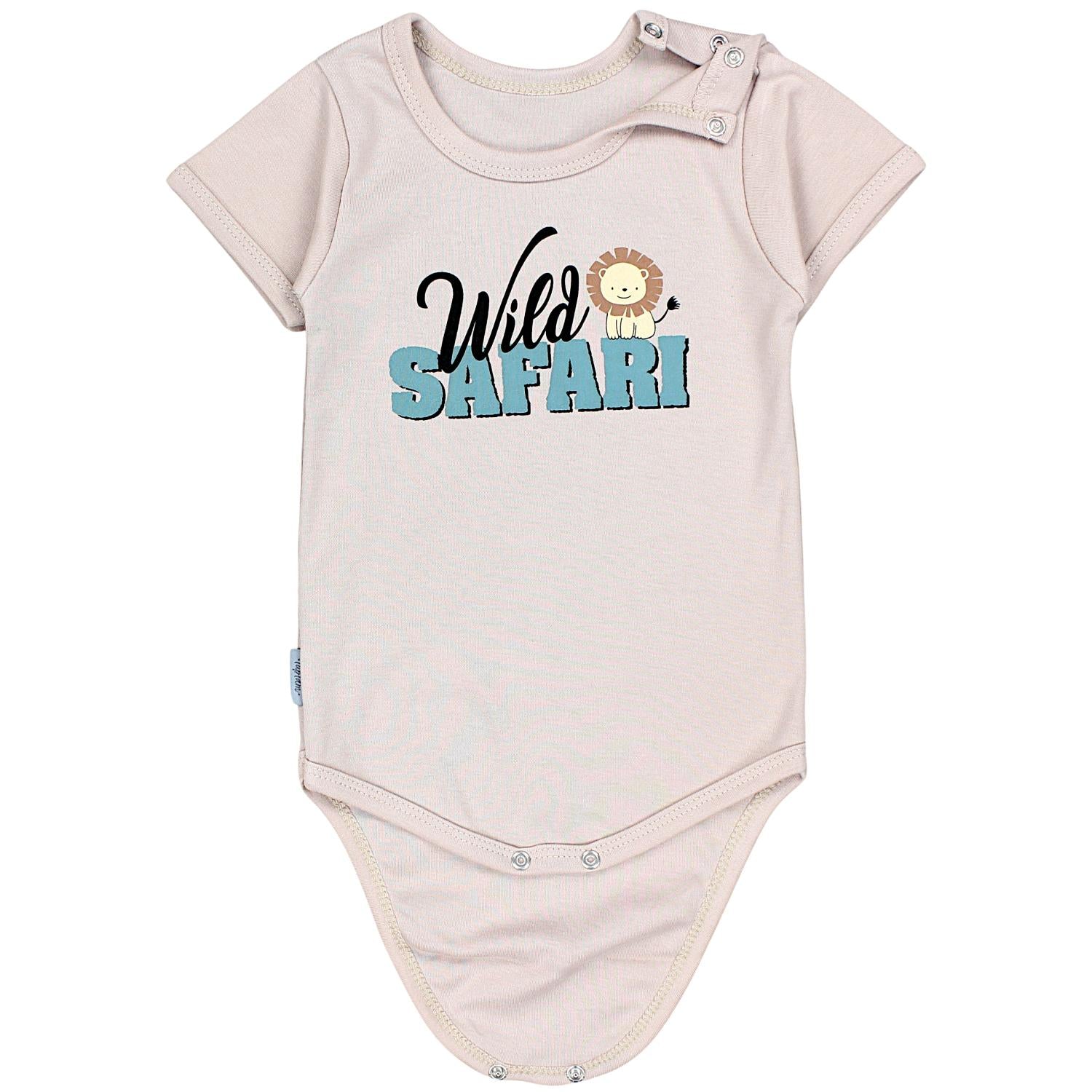 Baby Body Kurzarm Unifarben - 5er Set