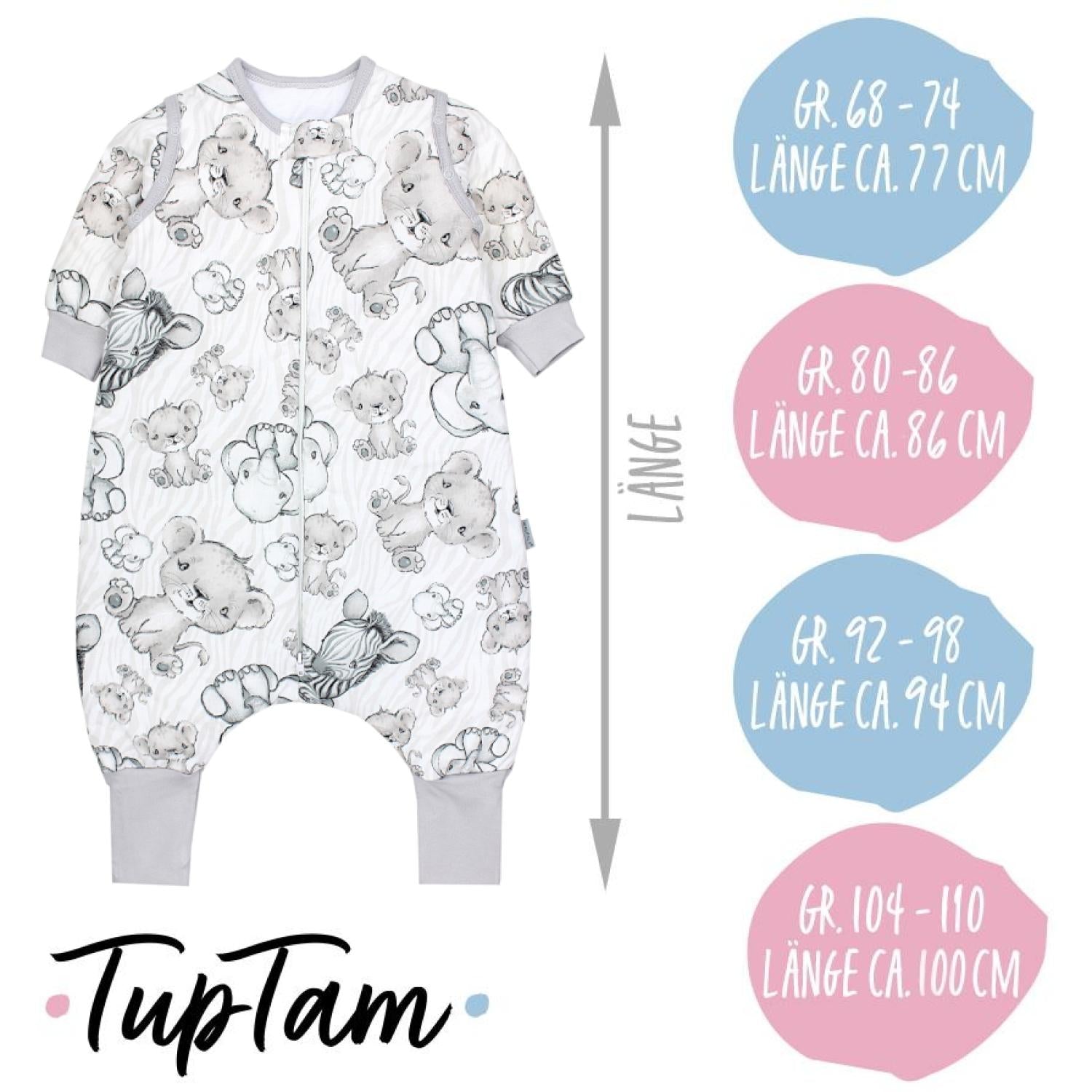 Schlafsack mit Beinen und Ärmeln, Winterschlafsack 2,5 TOG