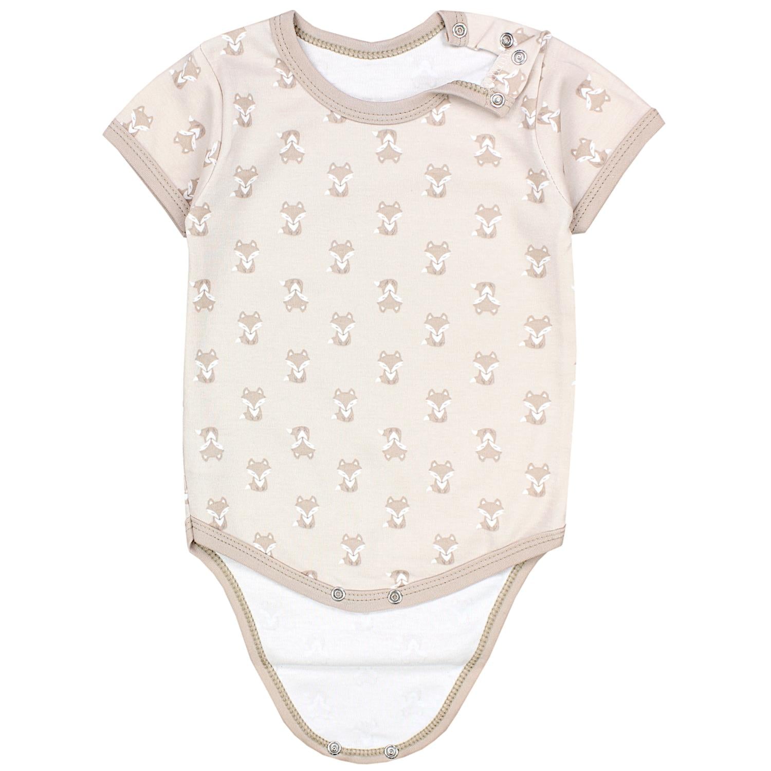 Baby Body Kurzarm Unifarben - 5er Set