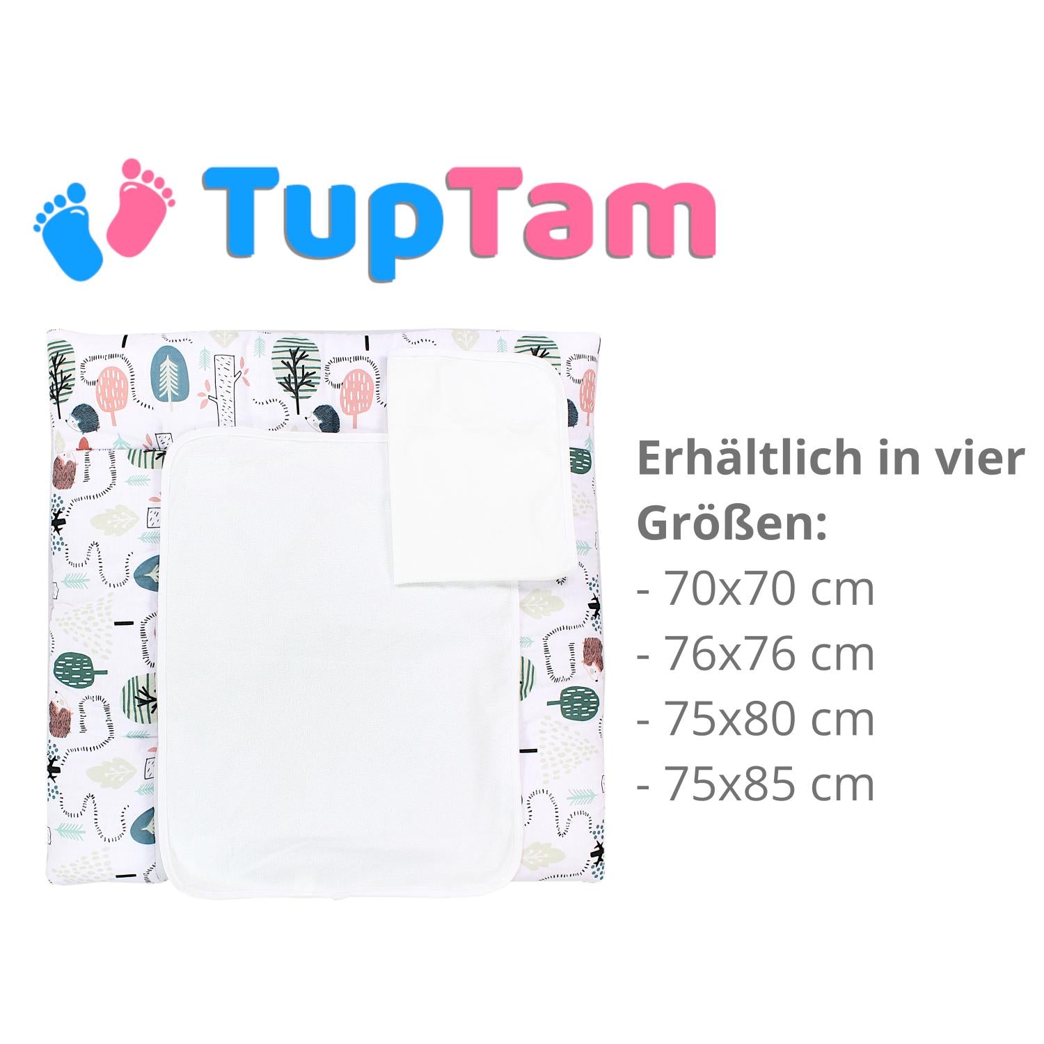 Wickelauflage (inkl. 2 Frotteebezüge)