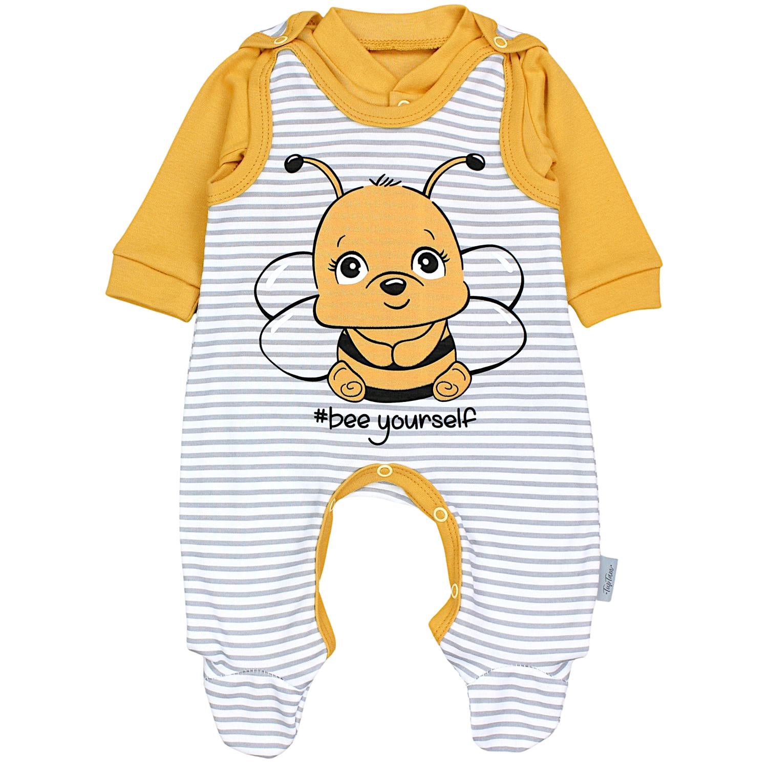 Strampler mit Langarmshirt- Set