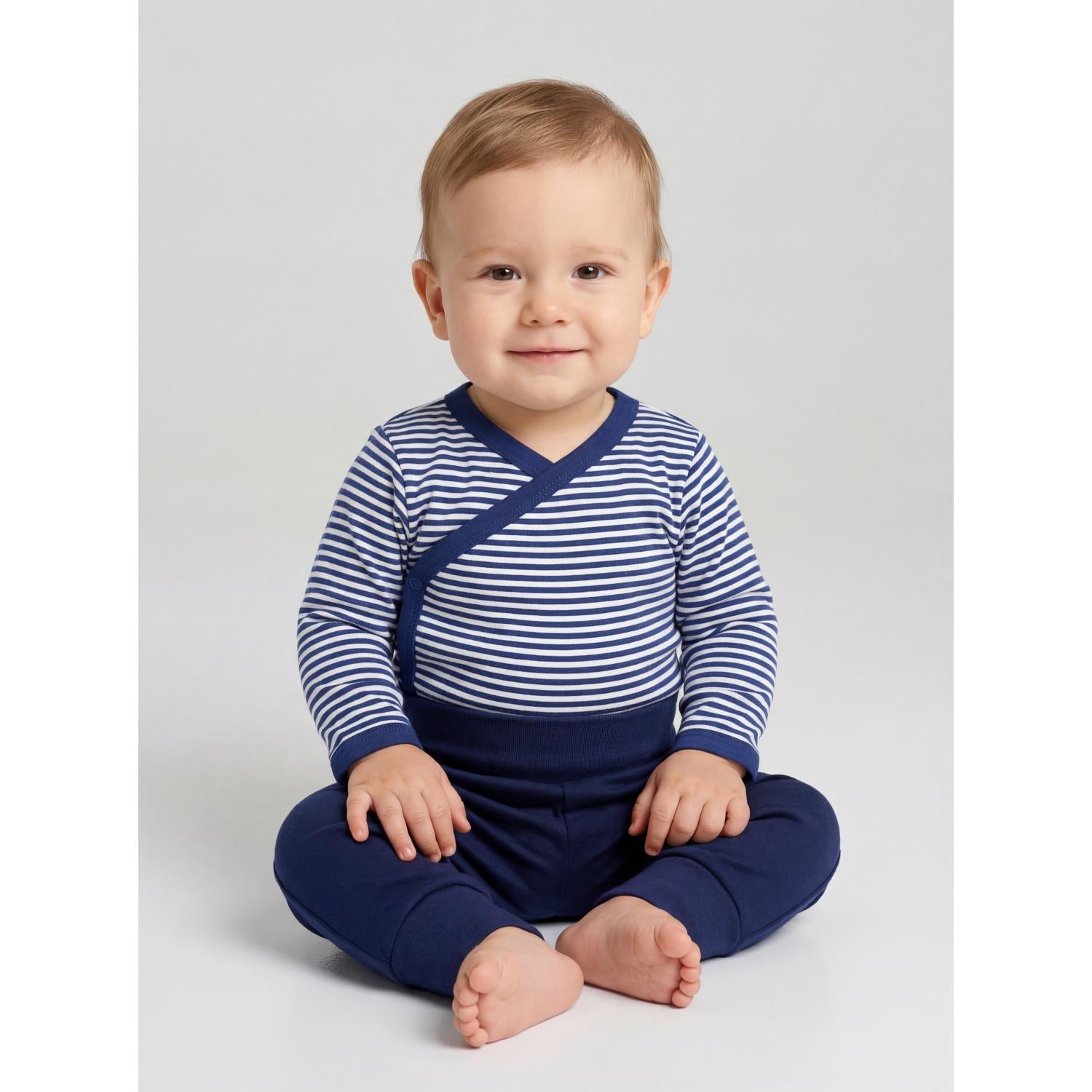 Langarm Wickelshirt - 5er Set