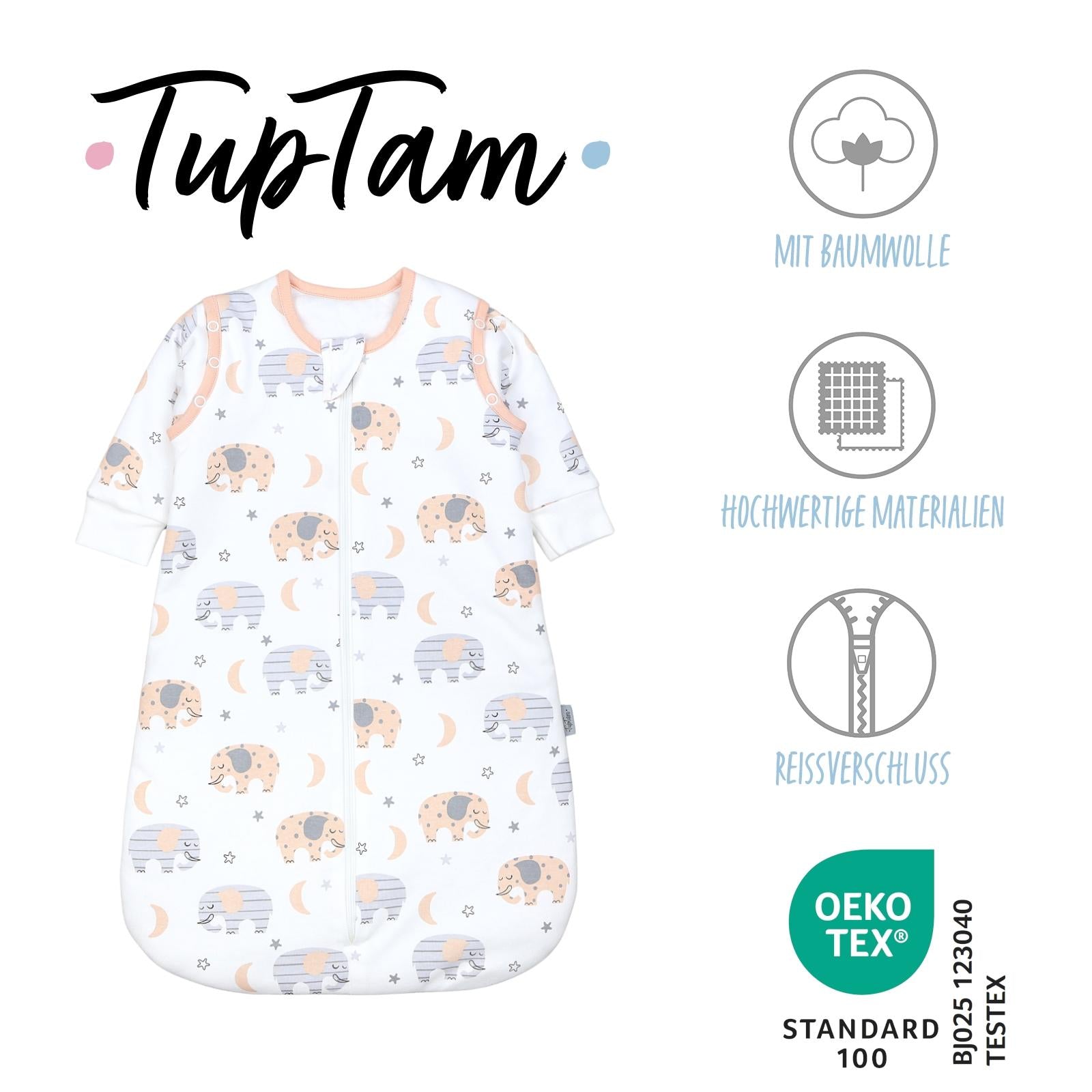 139-Schlafsack mit abnehmbaren Ämeln 2.5 TOG-Bild1