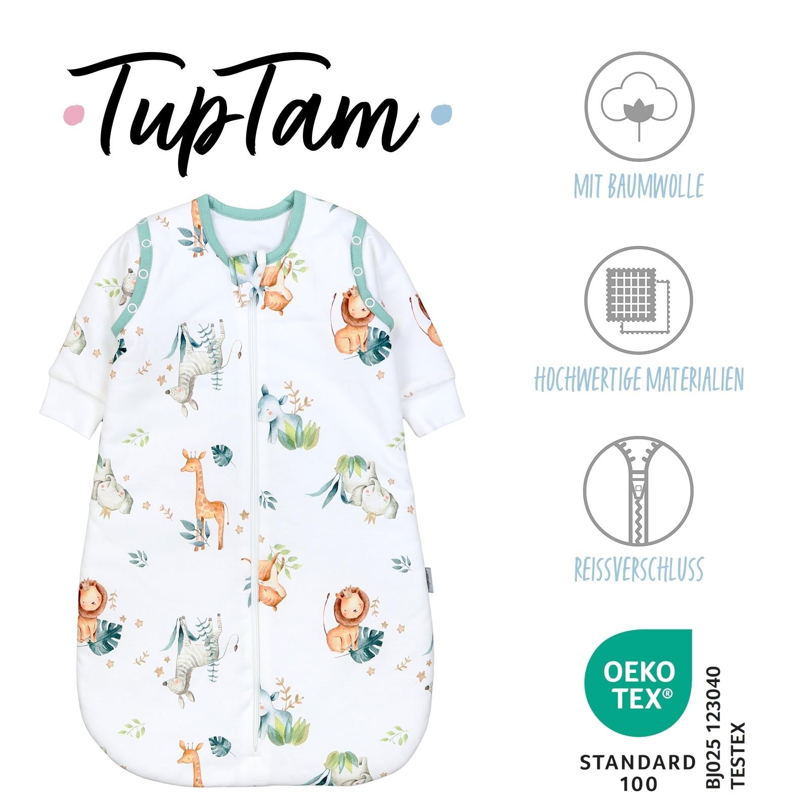 139-Schlafsack mit abnehmbaren Ämeln 2.5 TOG-Bild1