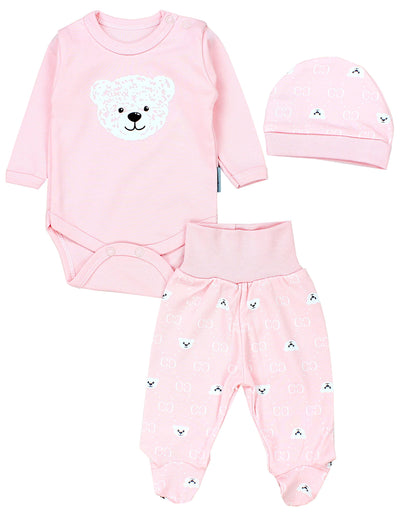 Bärchen Rosa Weiß Apricot