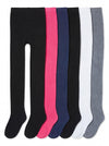 Schwarz 2x Dunkelblau Weiß Grau Pink