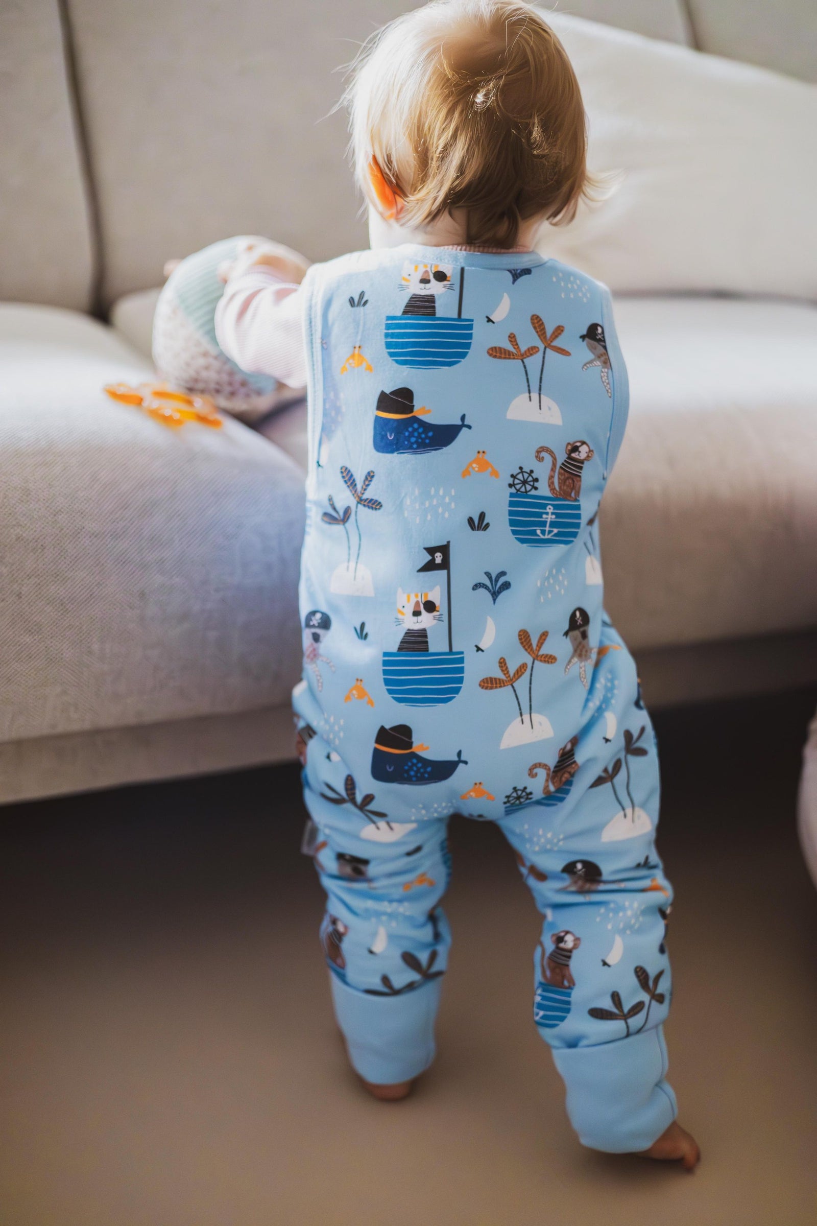 147-Wattierter Schlafsack mit Füßen 2.5 TOG-Bild3