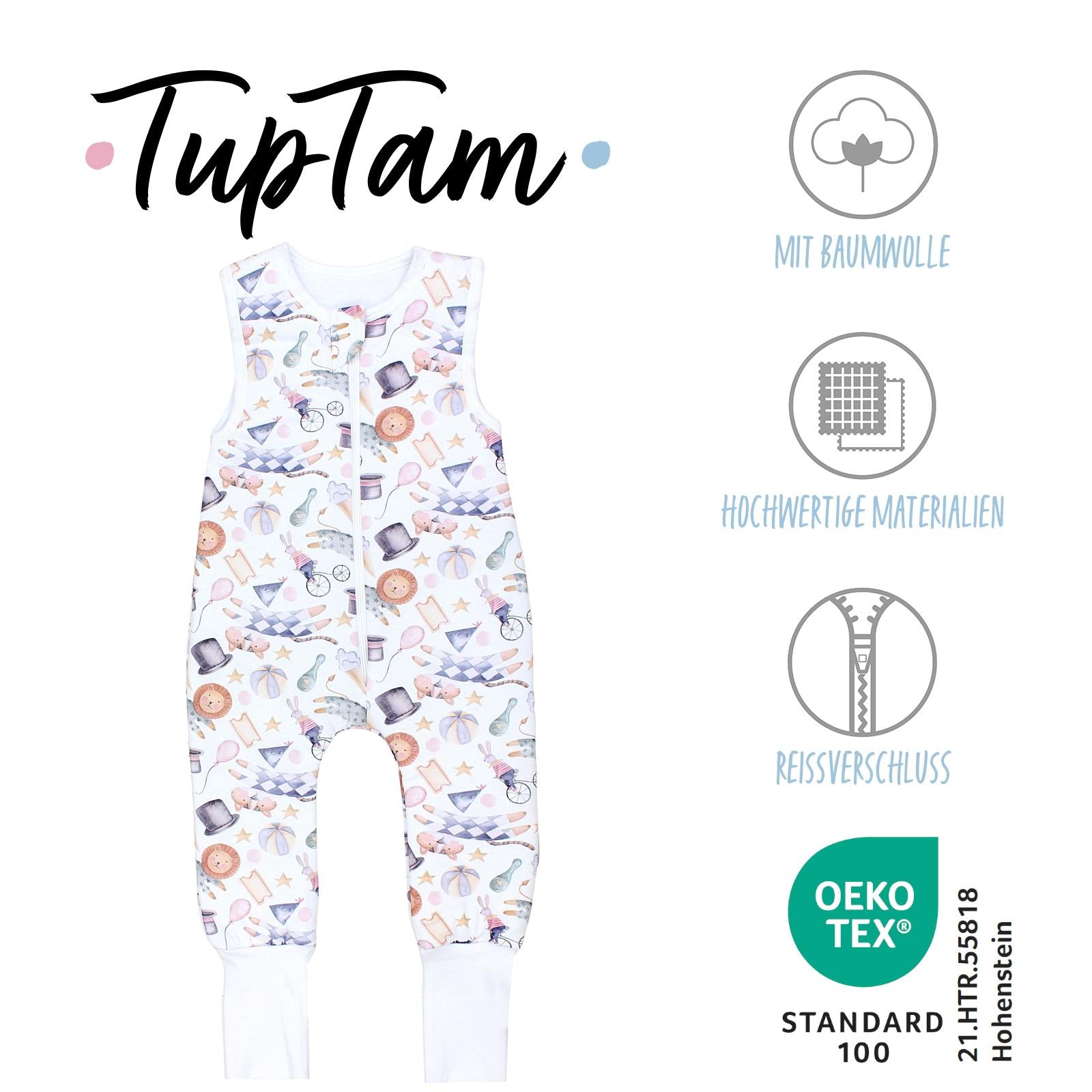 147-Wattierter Schlafsack mit Füßen 2.5 TOG-Bild1