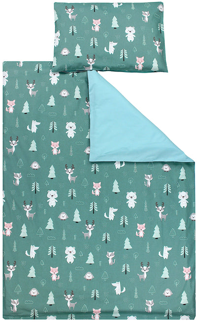 Wald / Fuchs / Reh / Igel / Bärchen / Grün / Mint