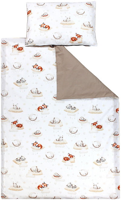 Schlafende Baby Tiere / Beige