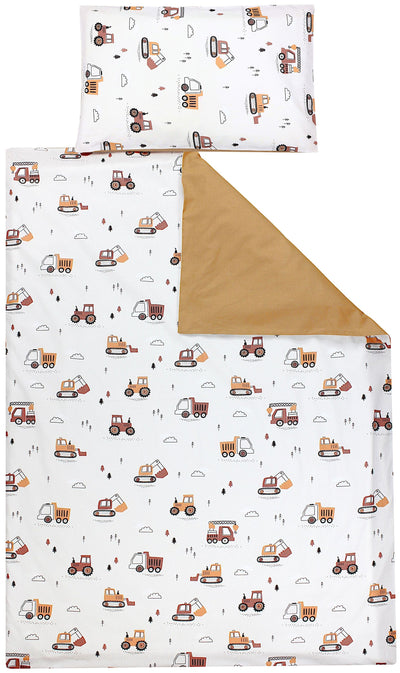 Baufahrzeuge / Bagger / Beige / Kakaobraun
